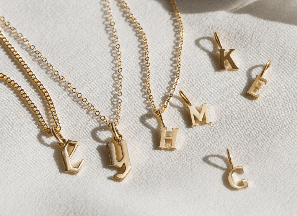 Initial Necklaces: One letter, Endless Meaning | GLDN