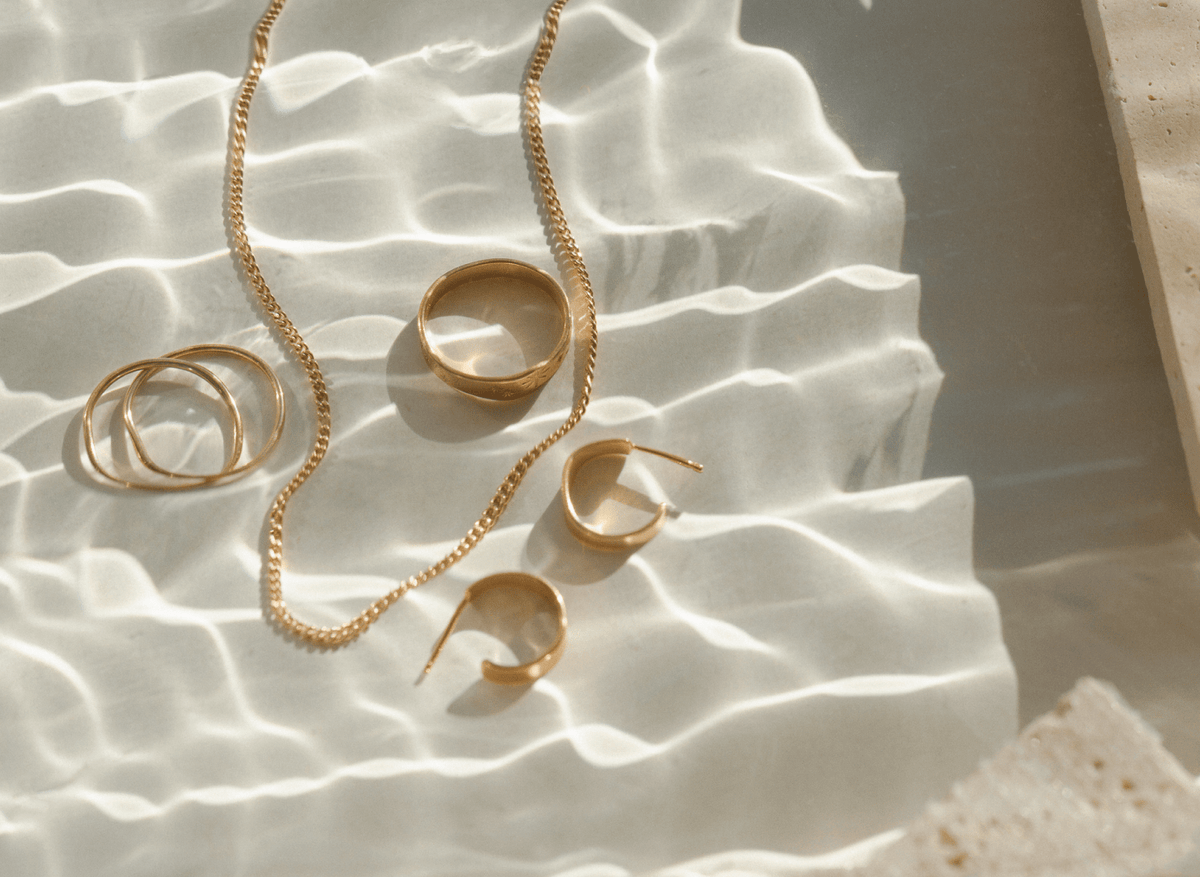 Waterproof Jewelry 101: What You Can (and Can’t) Wear in the Water | GLDN