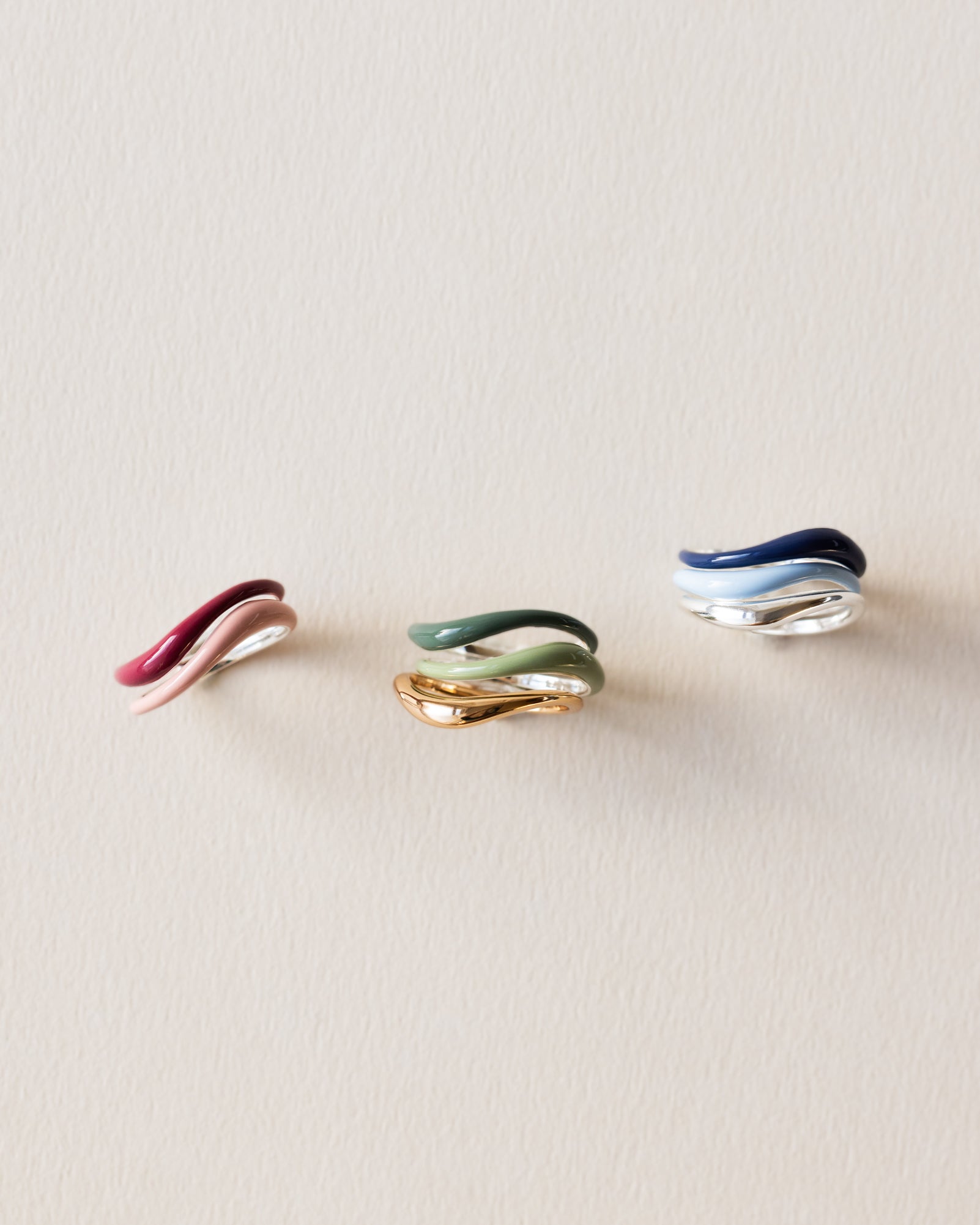 Aura Enamel Flow Ring
