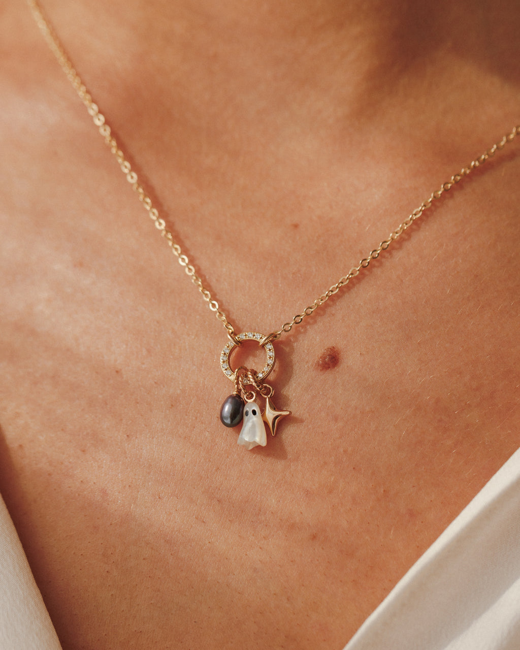 Baby Black Pearl Charm