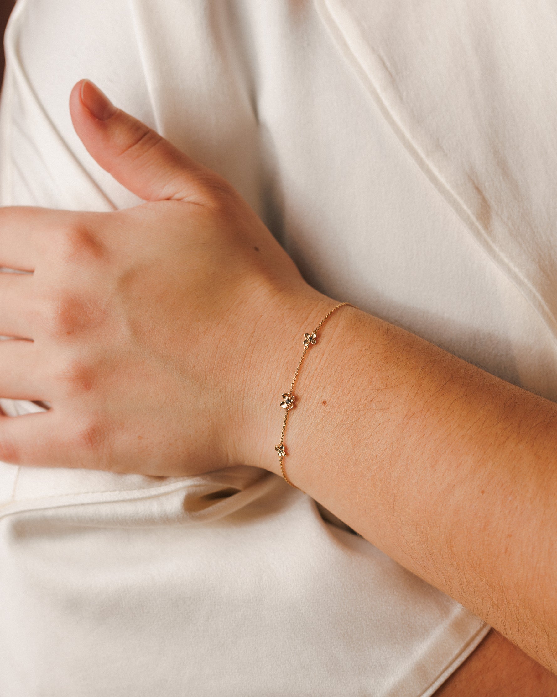 Midnight Blossom Bracelet