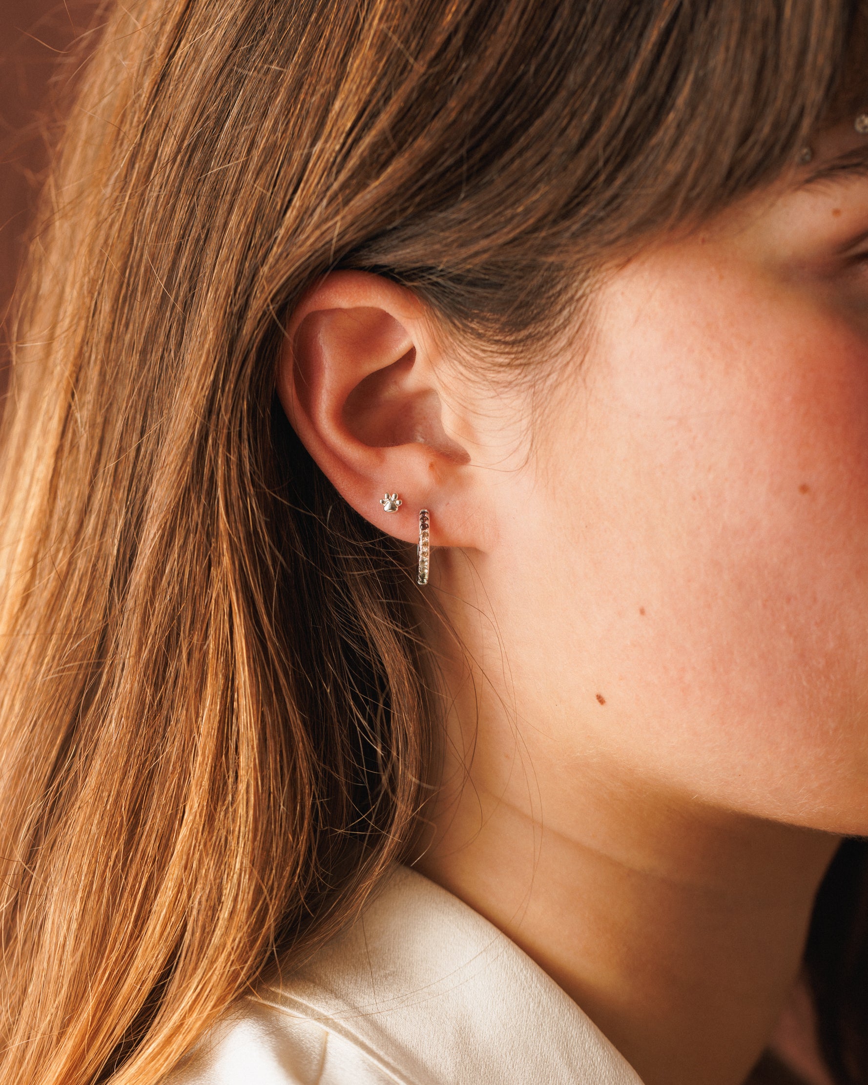 Paw Print Studs