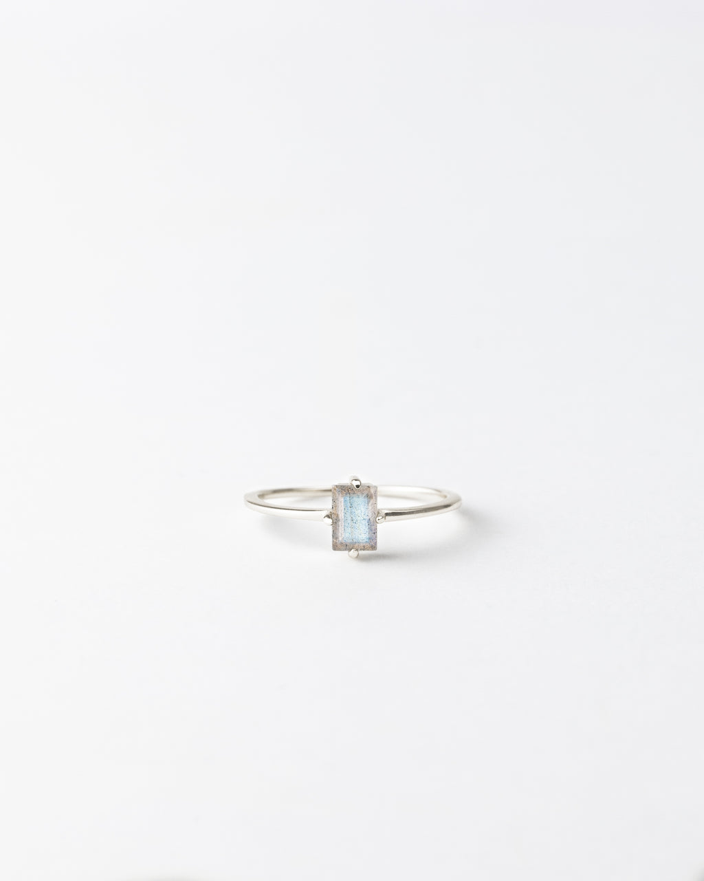 Labradorite Grand Baguette Ring