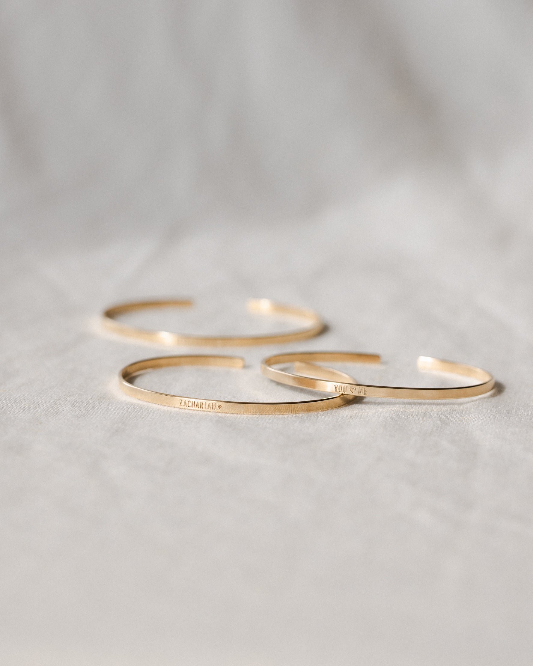 Solid Gold Novel Cuff Bracelet