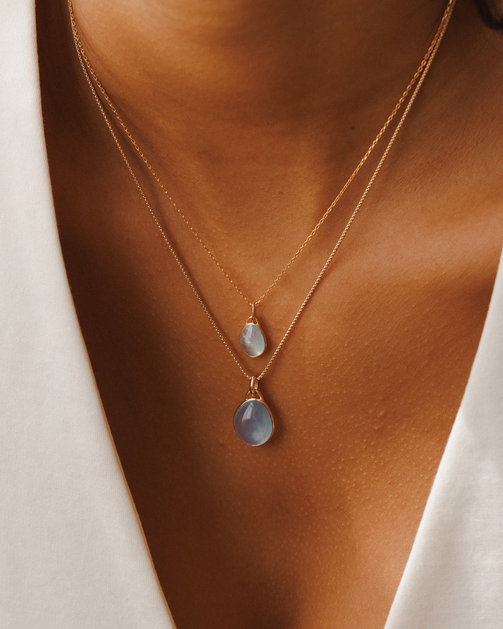 Solid Gold Mirage Necklace