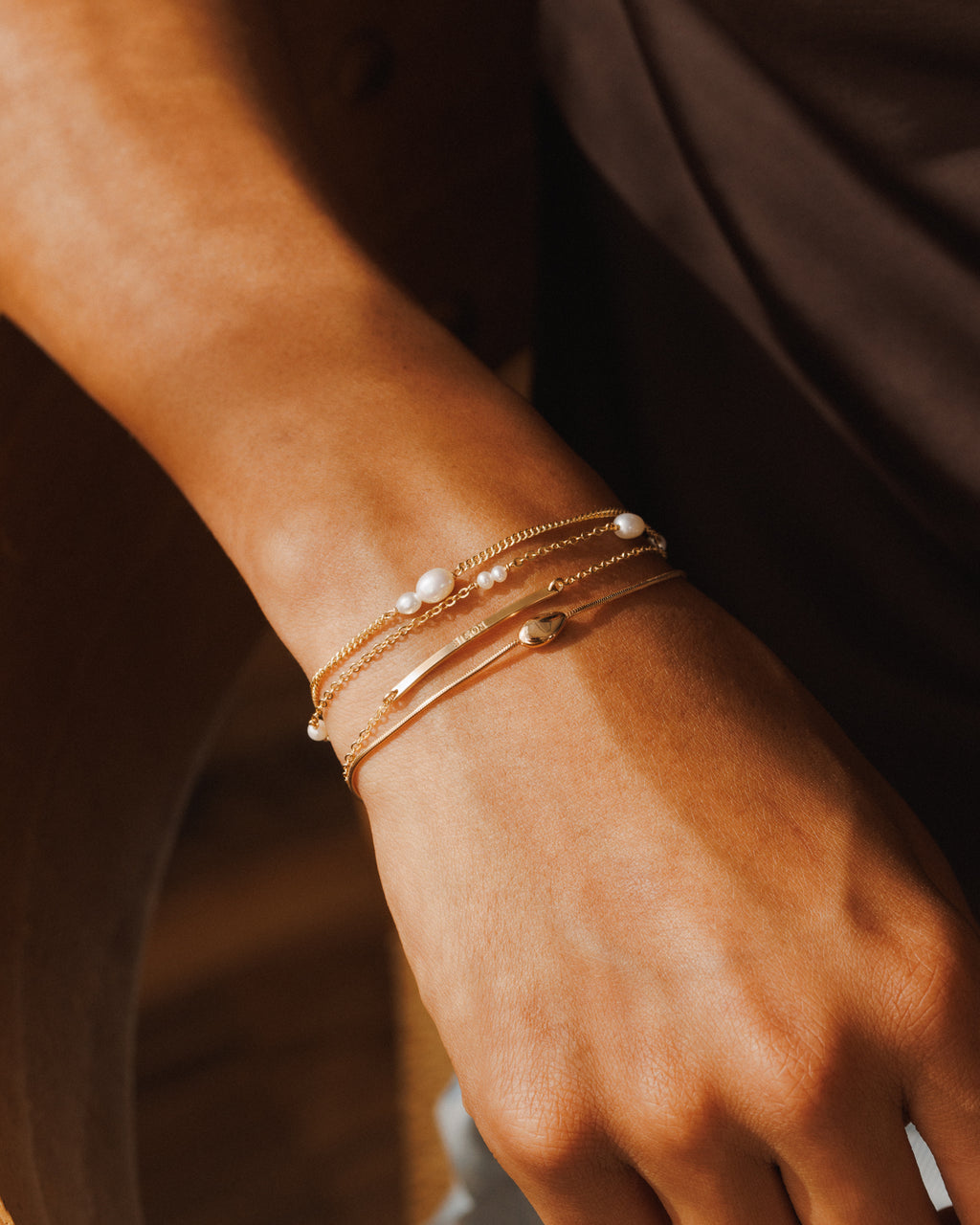 Worry Stone Bracelet