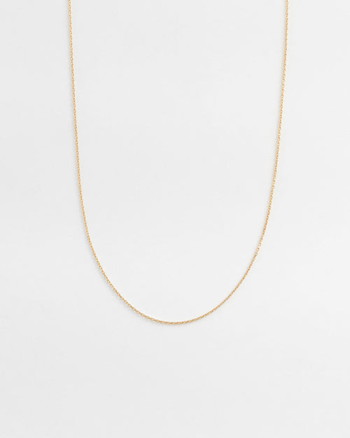 Solid Gold Fine Cable Chain