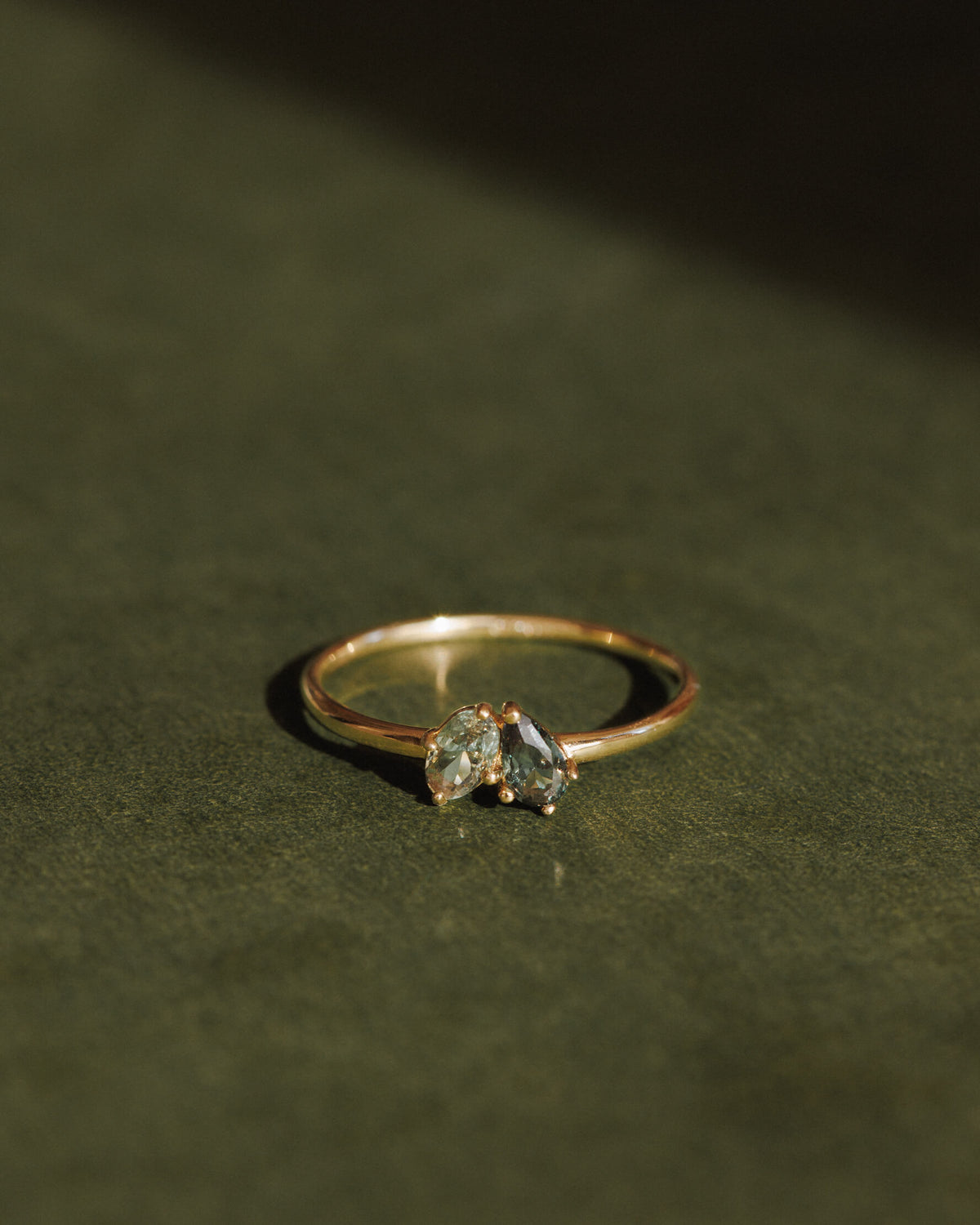 Toi et Moi Birthstone Ring