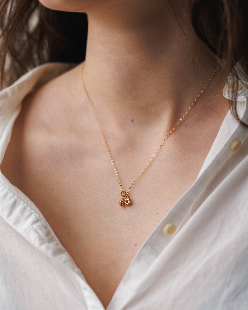 Sprinkled Donut Charm