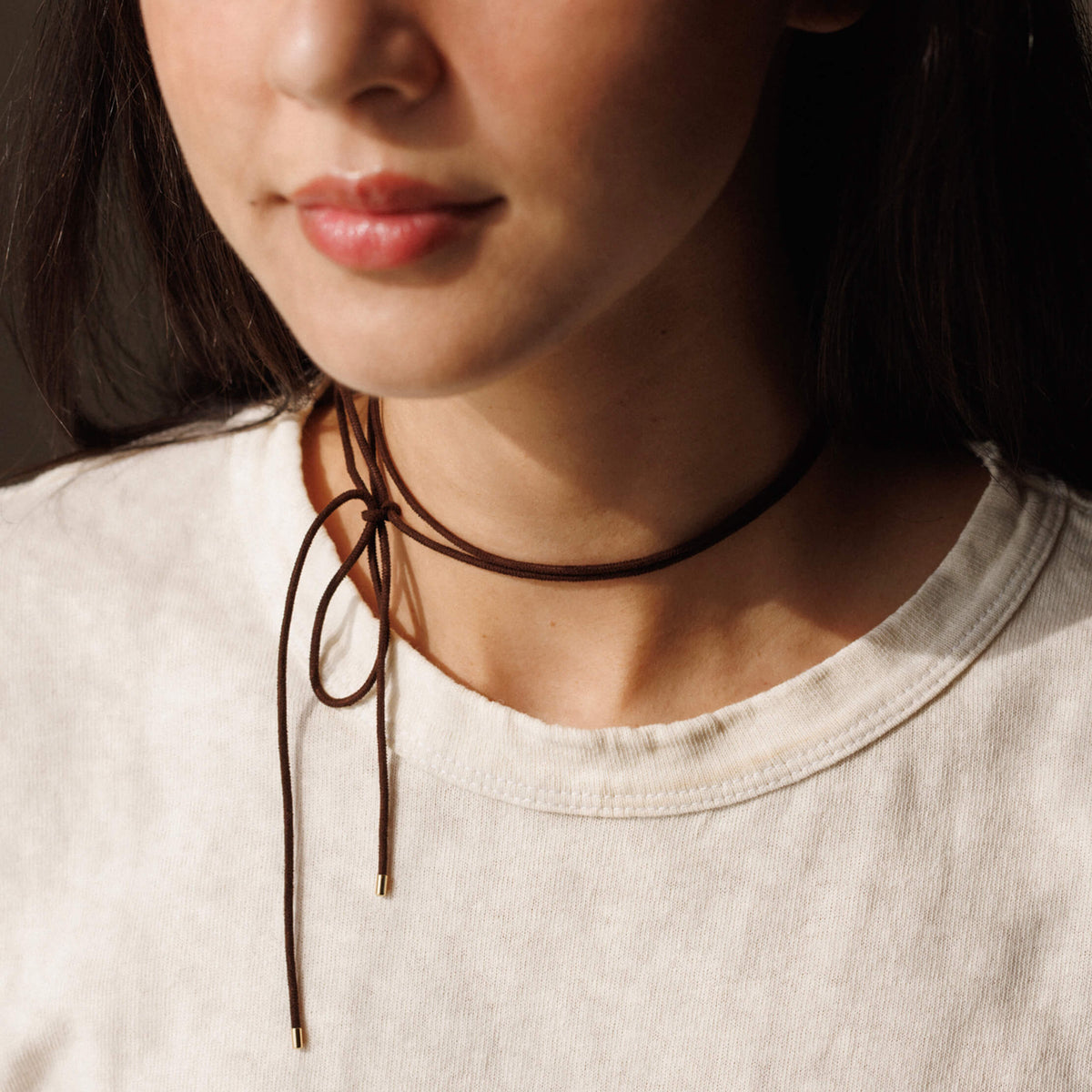 Suede Cord Necklace