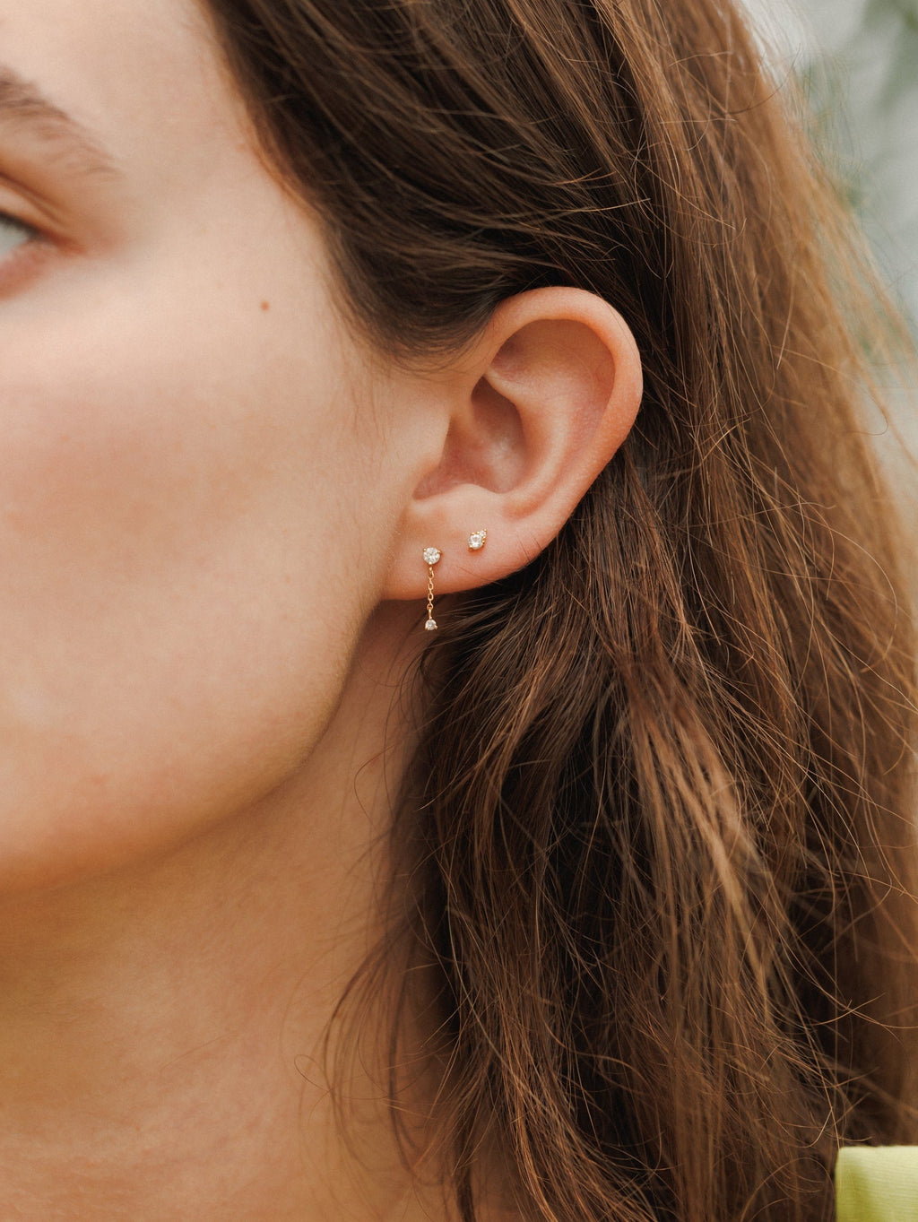 Starfall White Sapphire Earrings