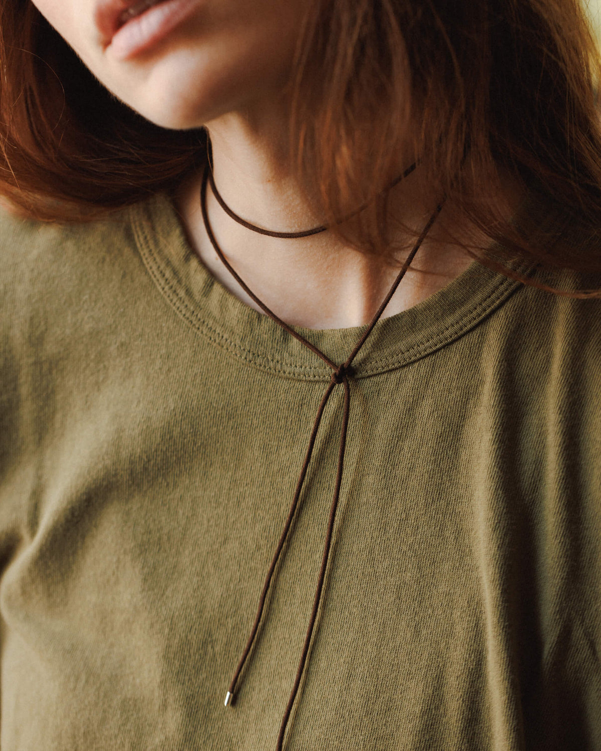Suede Cord Necklace
