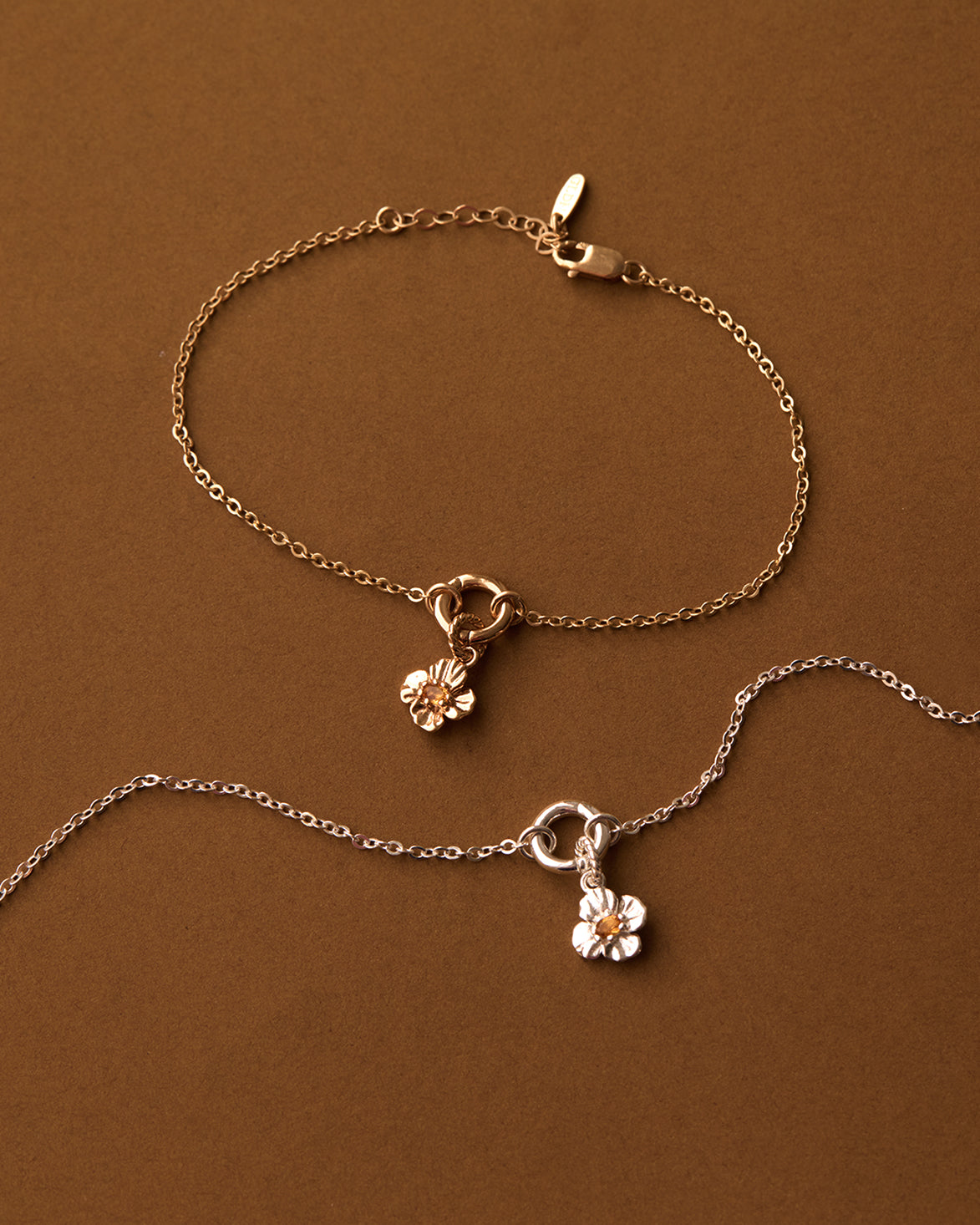 Charm Holder Dainty Bracelet
