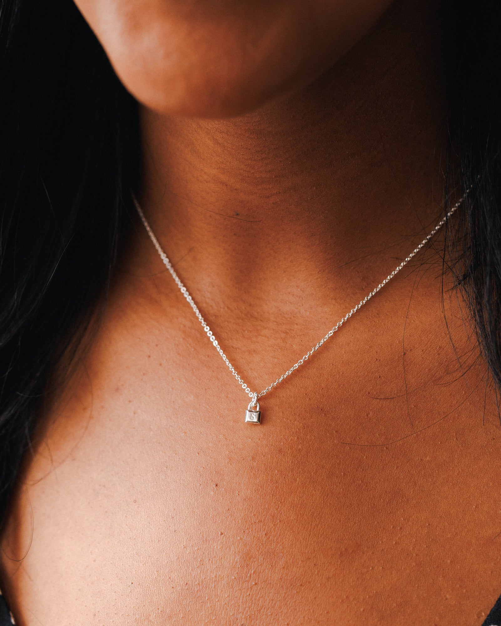 Initial Padlock Charm