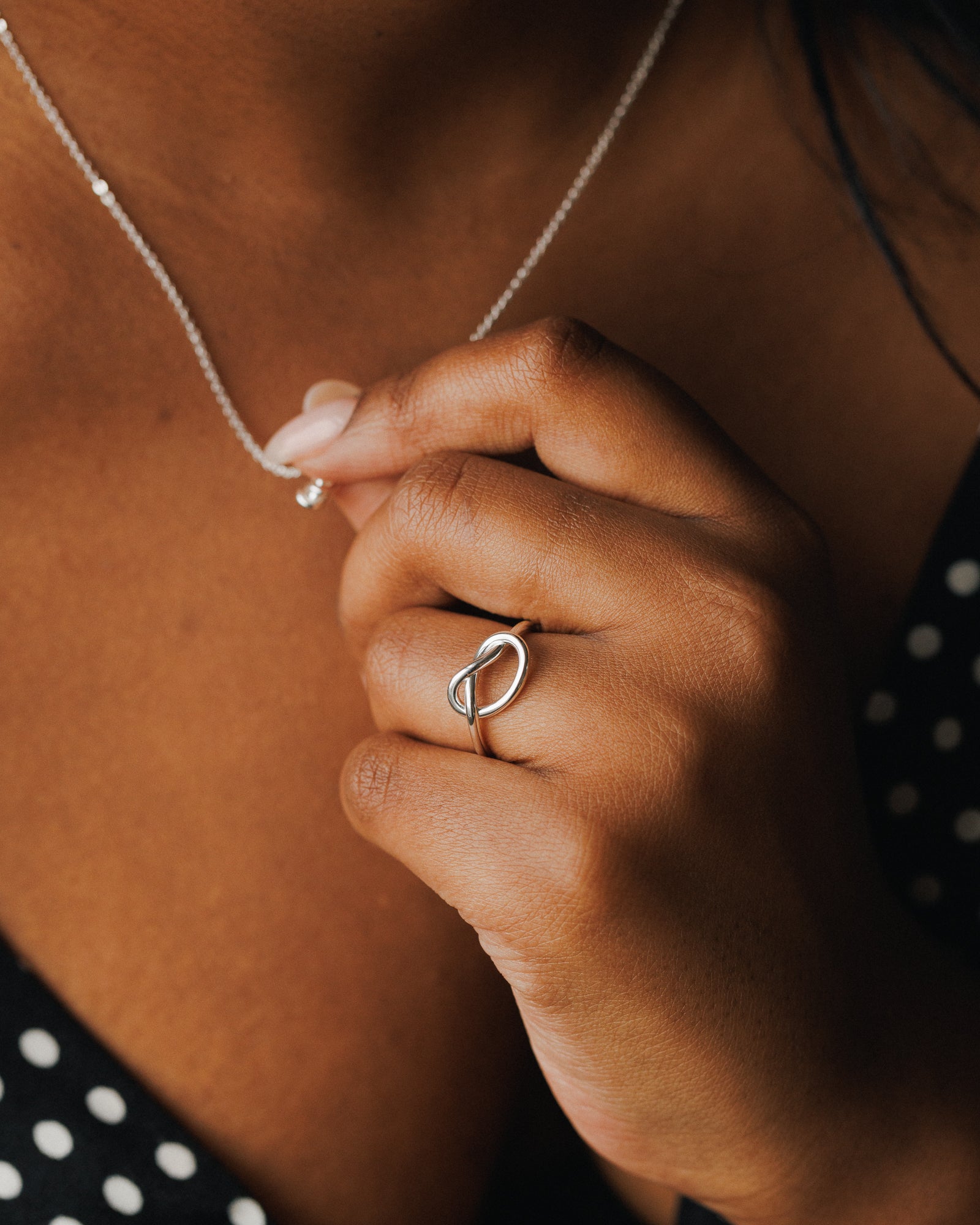 Eternal Knot Statement Ring