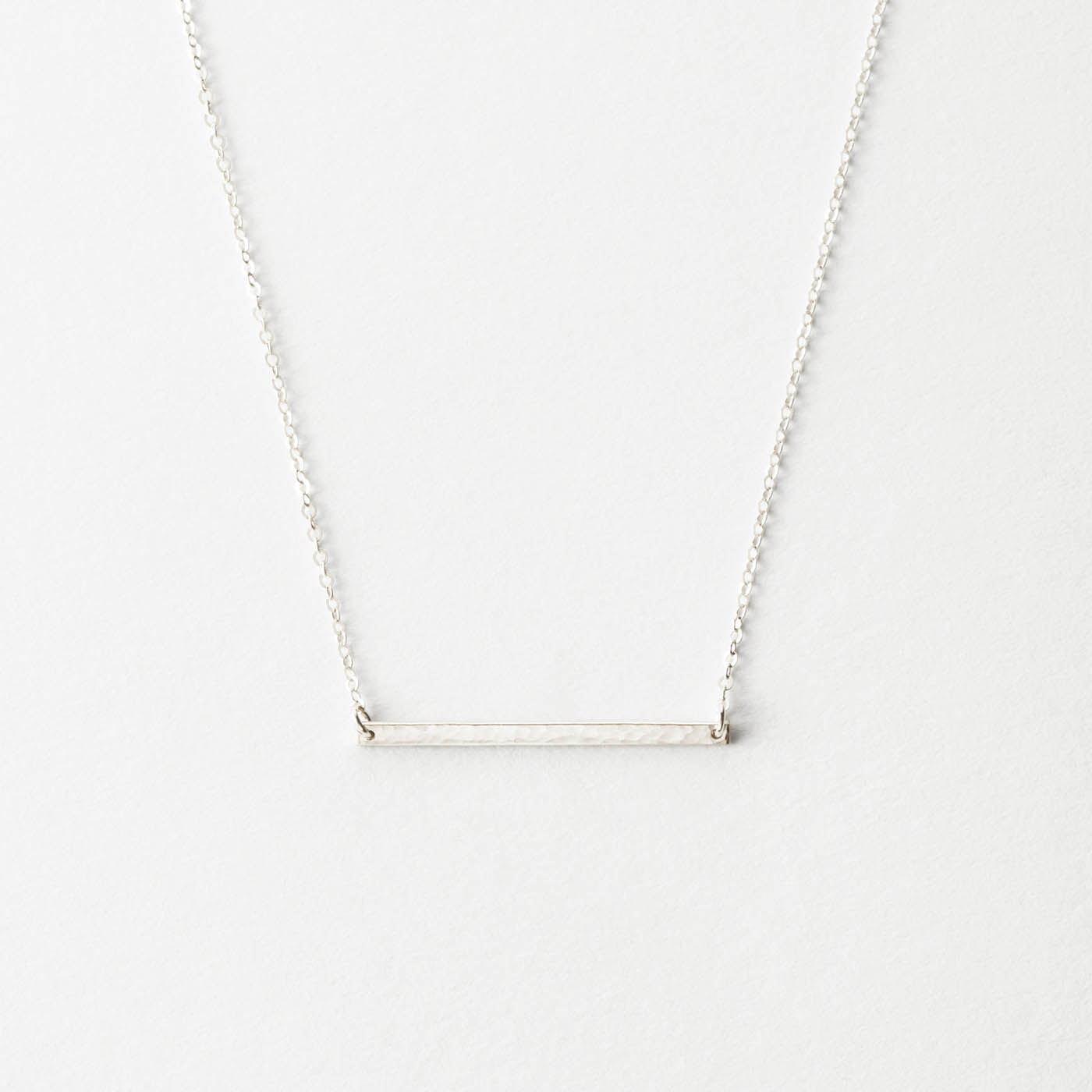 Material: Sterling Silver; Finish: Hammered