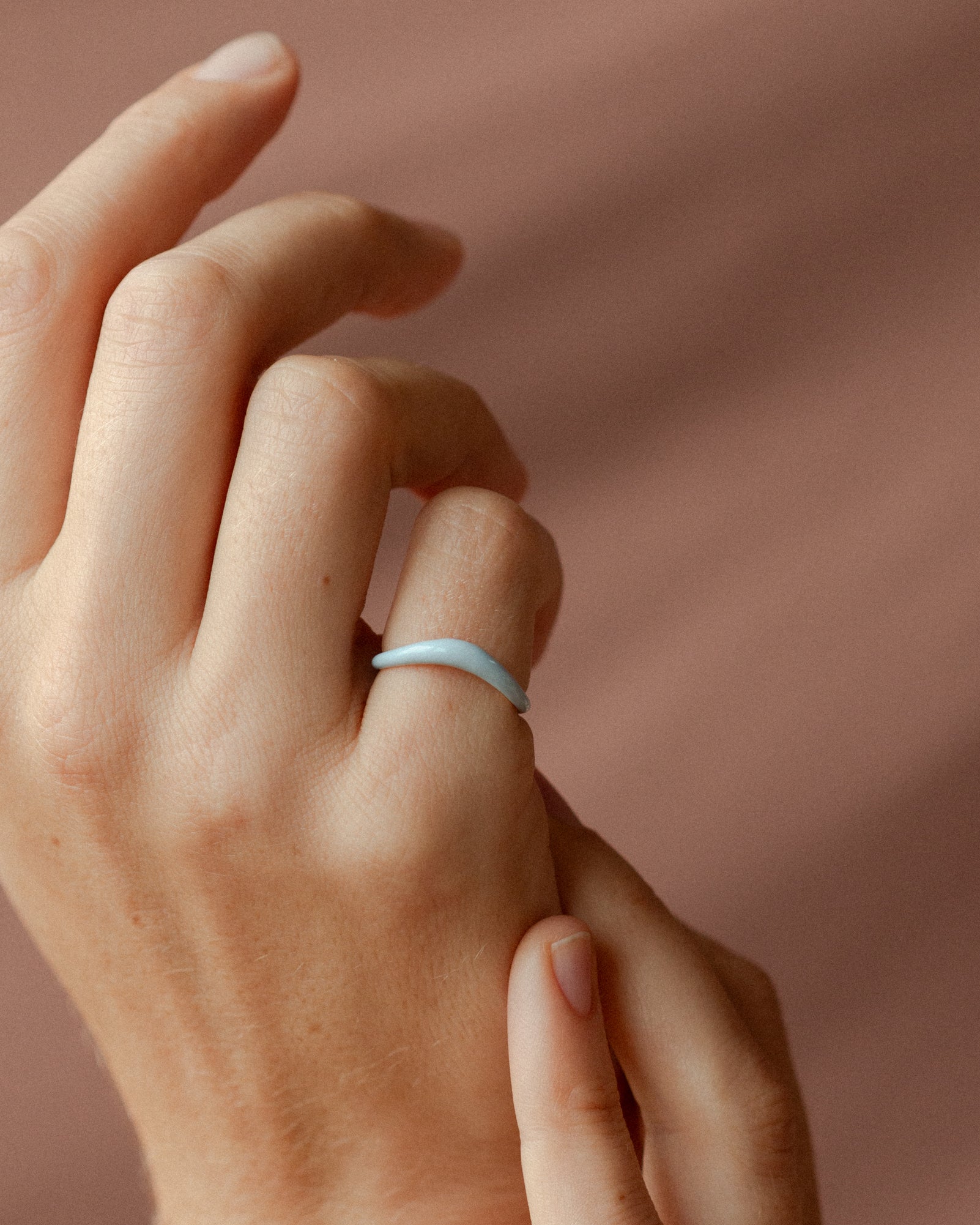 Aura Enamel Flow Ring