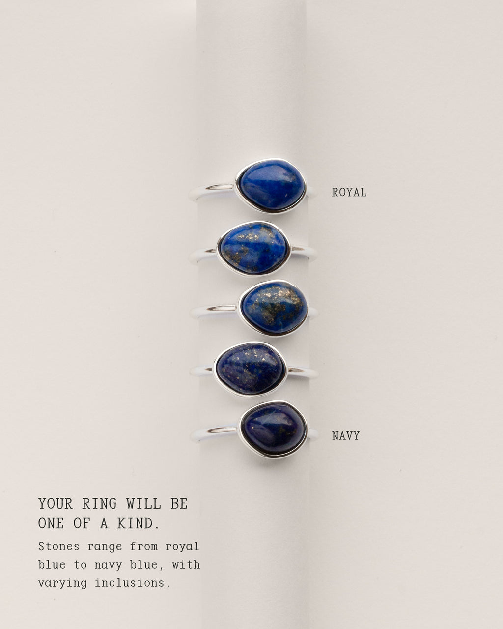 Nine Blue Rings True Blue Ring – GLDN