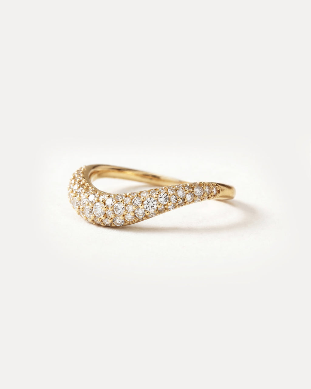 Diamond Pavé Flow Ring