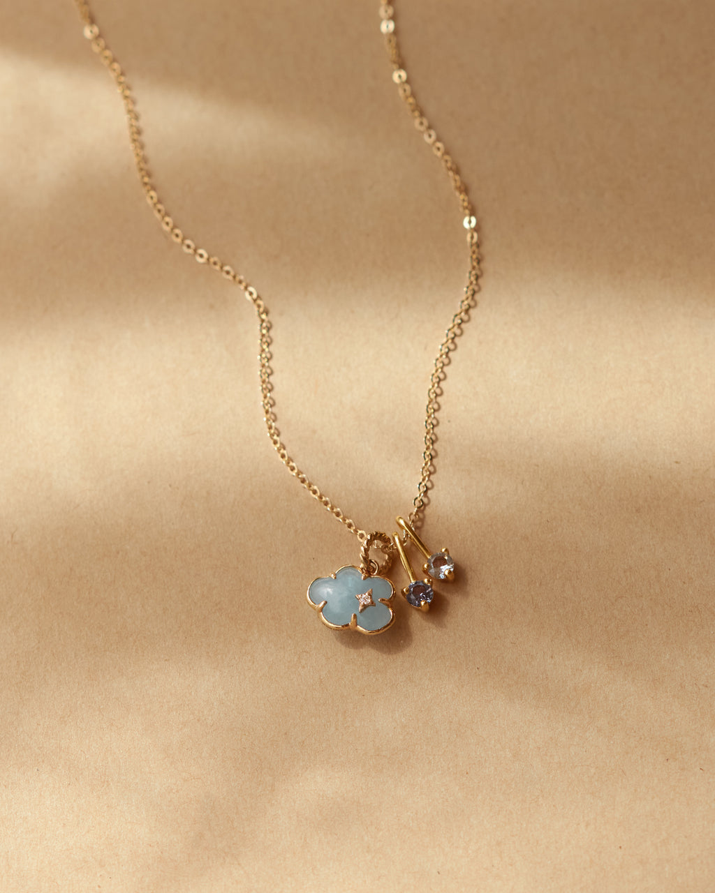 Aquamarine Cloud Charm