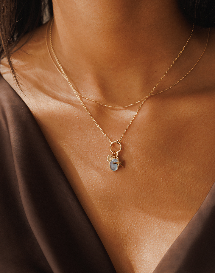 Solid Gold Mirage Necklace