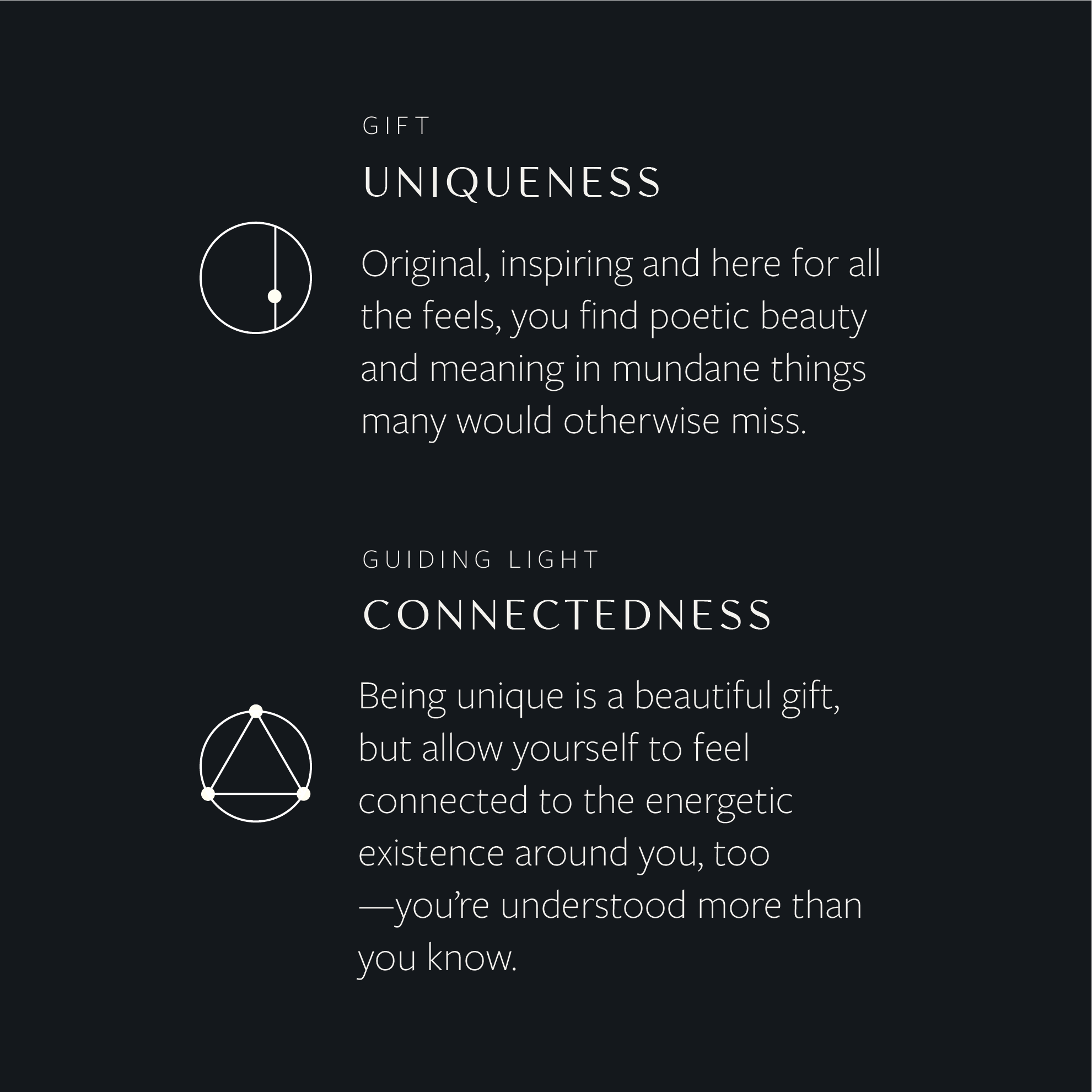Enneagram Type Four Necklace