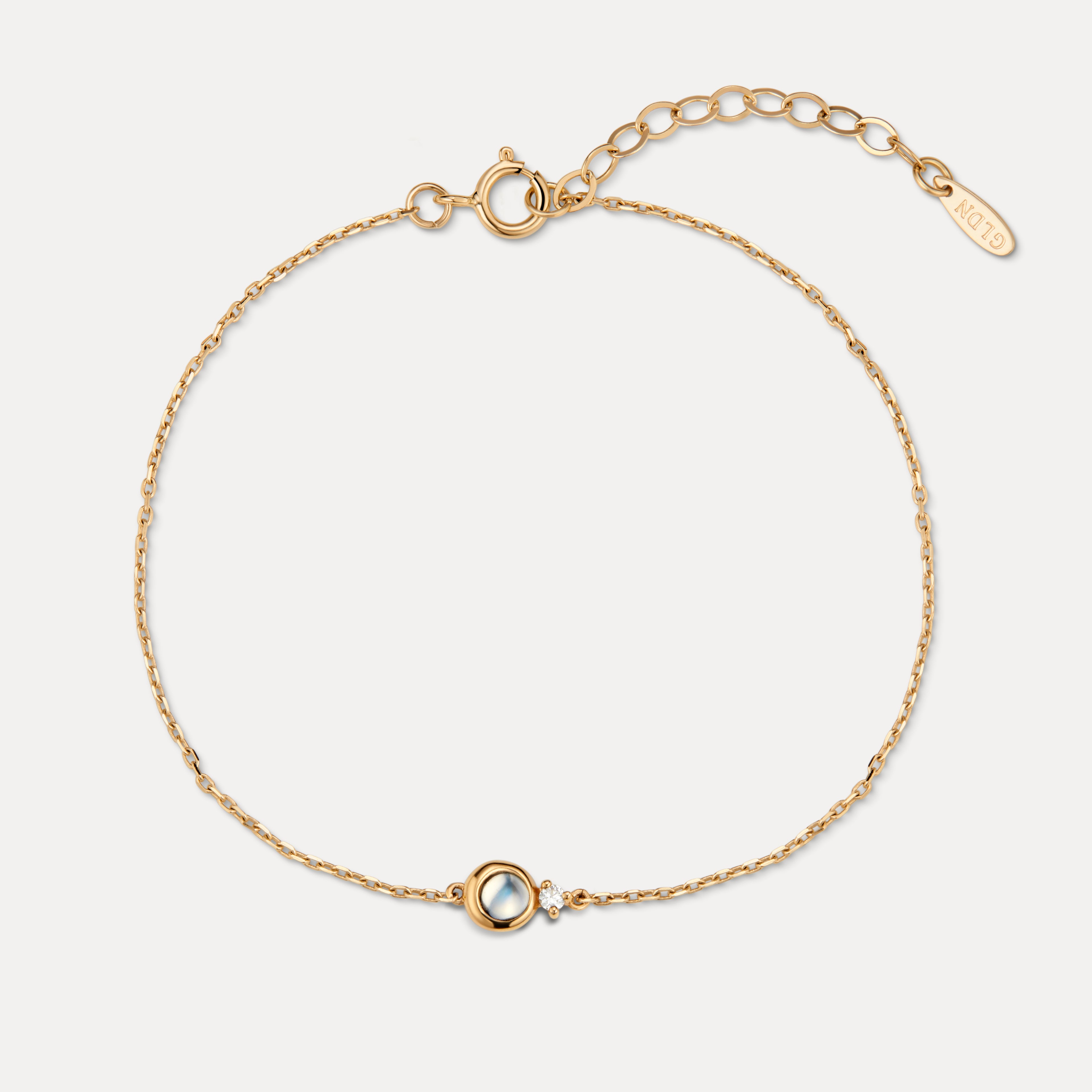 Solid Gold Moonstruck Bracelet