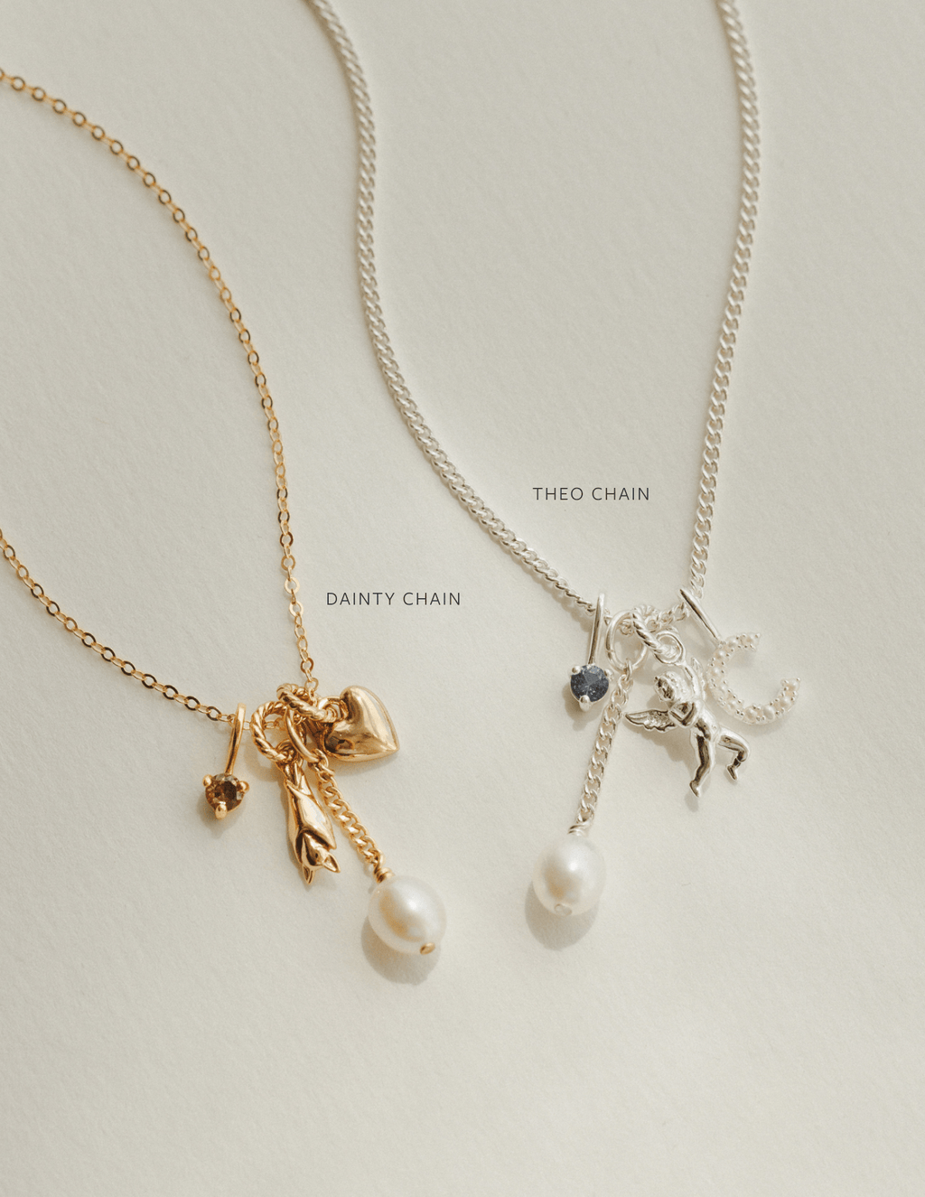 Suspended Pearl Charm