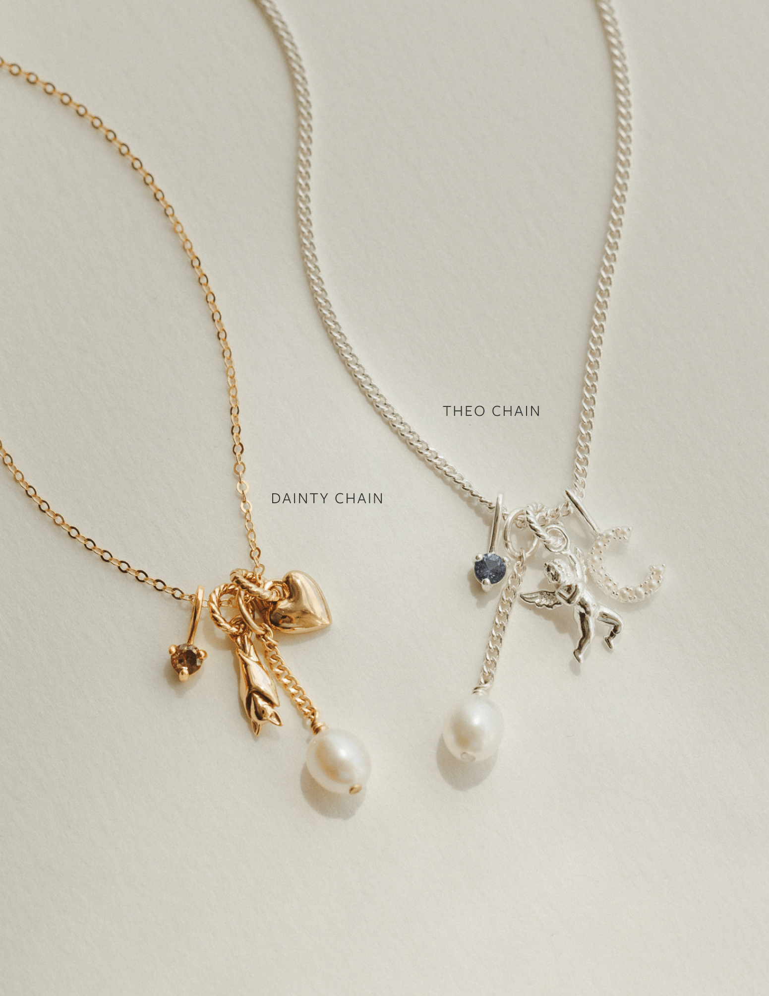 Suspended Pearl Charm