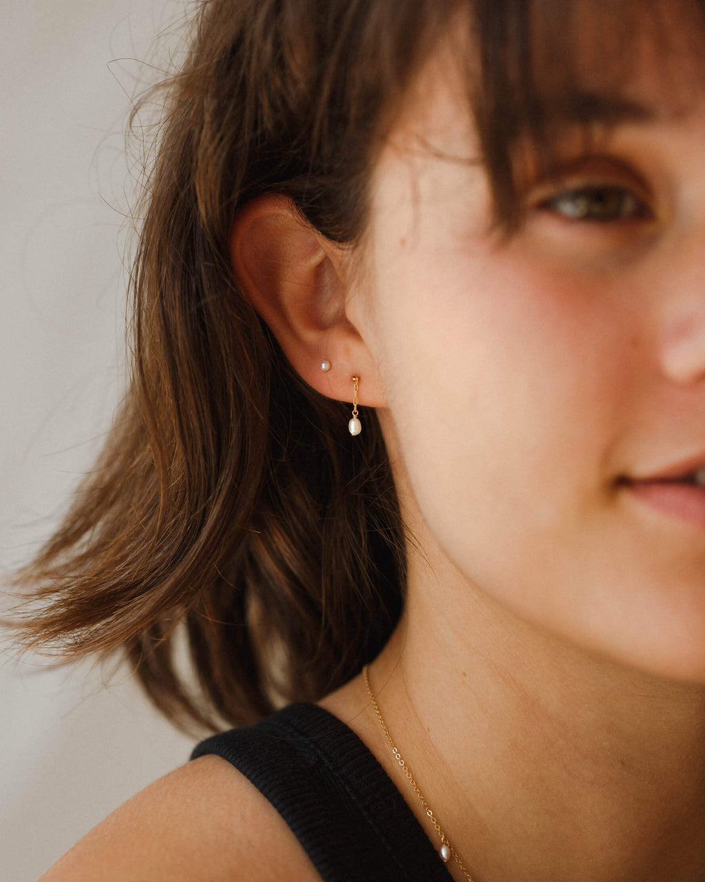 Pearl Droplet Earrings