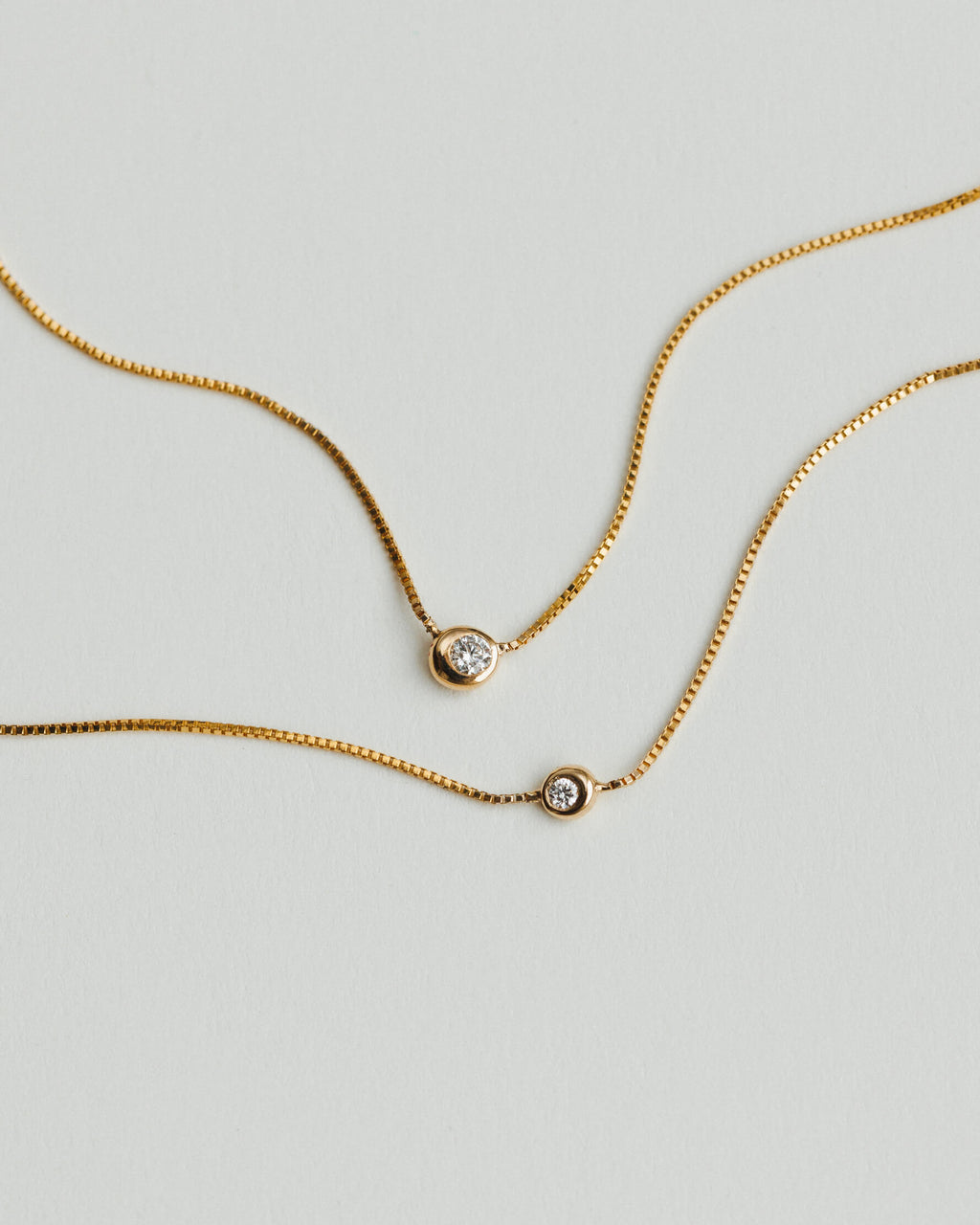 Gaia Diamond Solitaire Necklace
