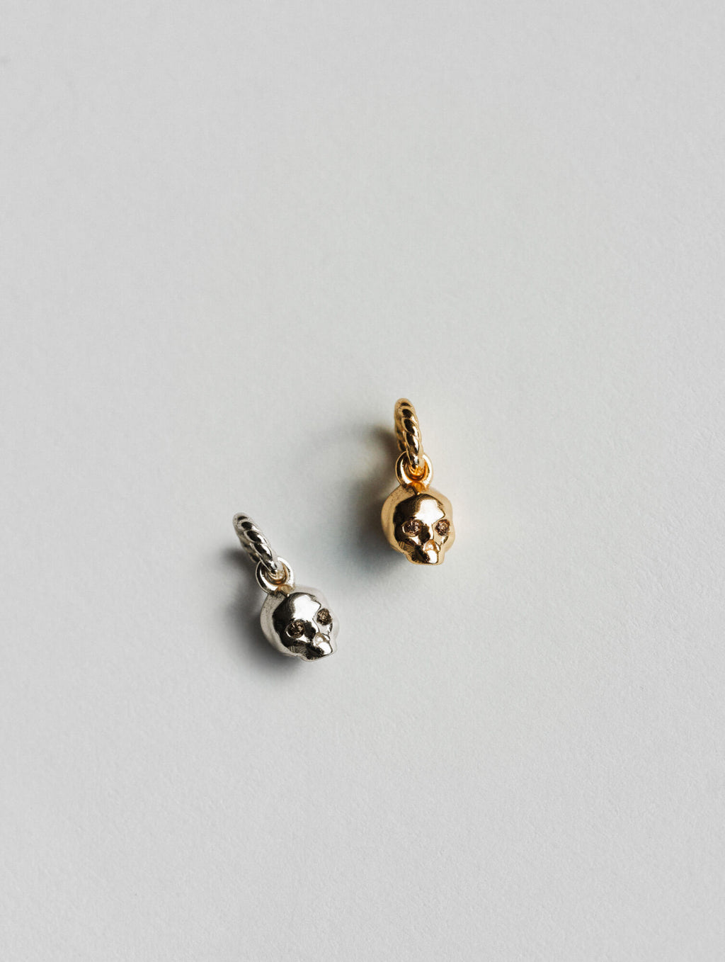 Bejeweled Skull Charm