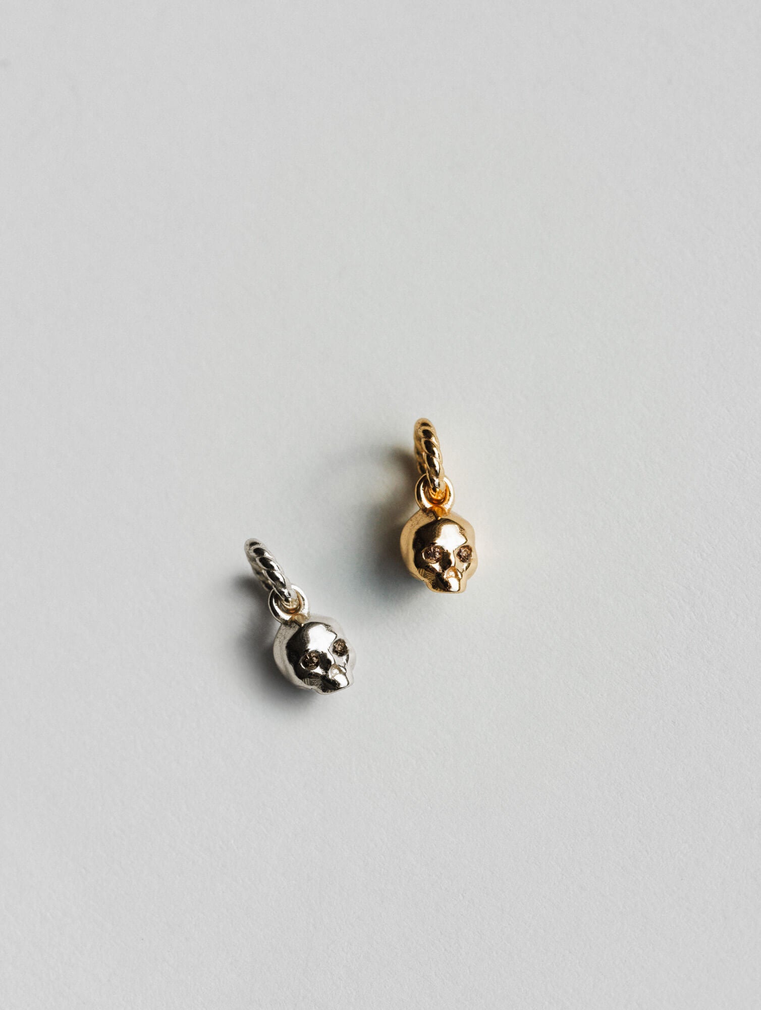 Bejeweled Skull Charm