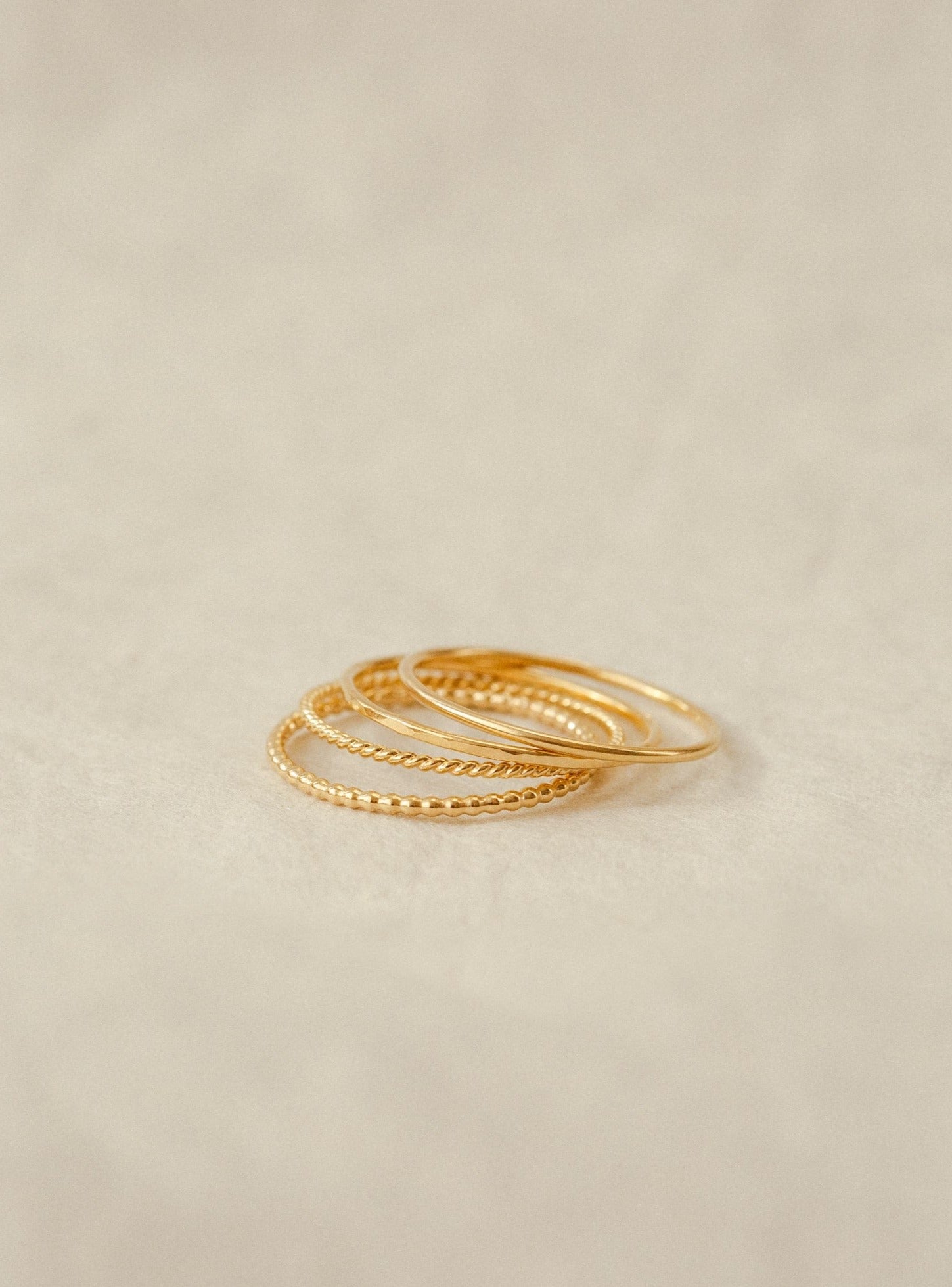 Gold Stacking Rings