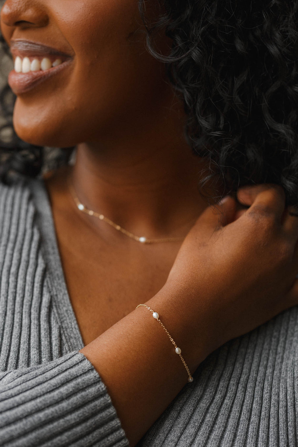 Trinity Pearl Bracelet