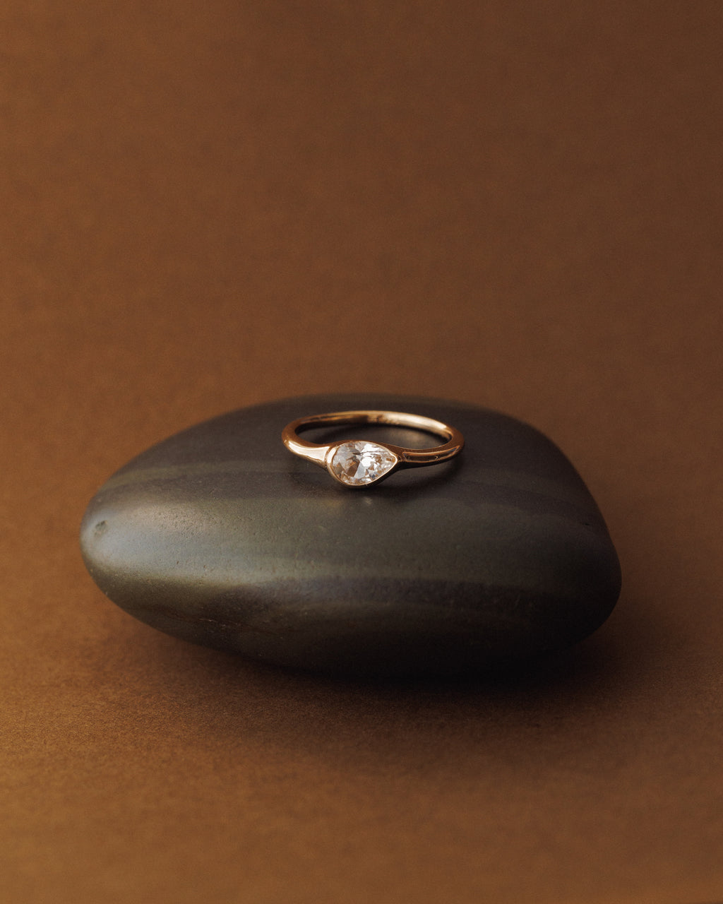 White Sapphire Zephyr Ring