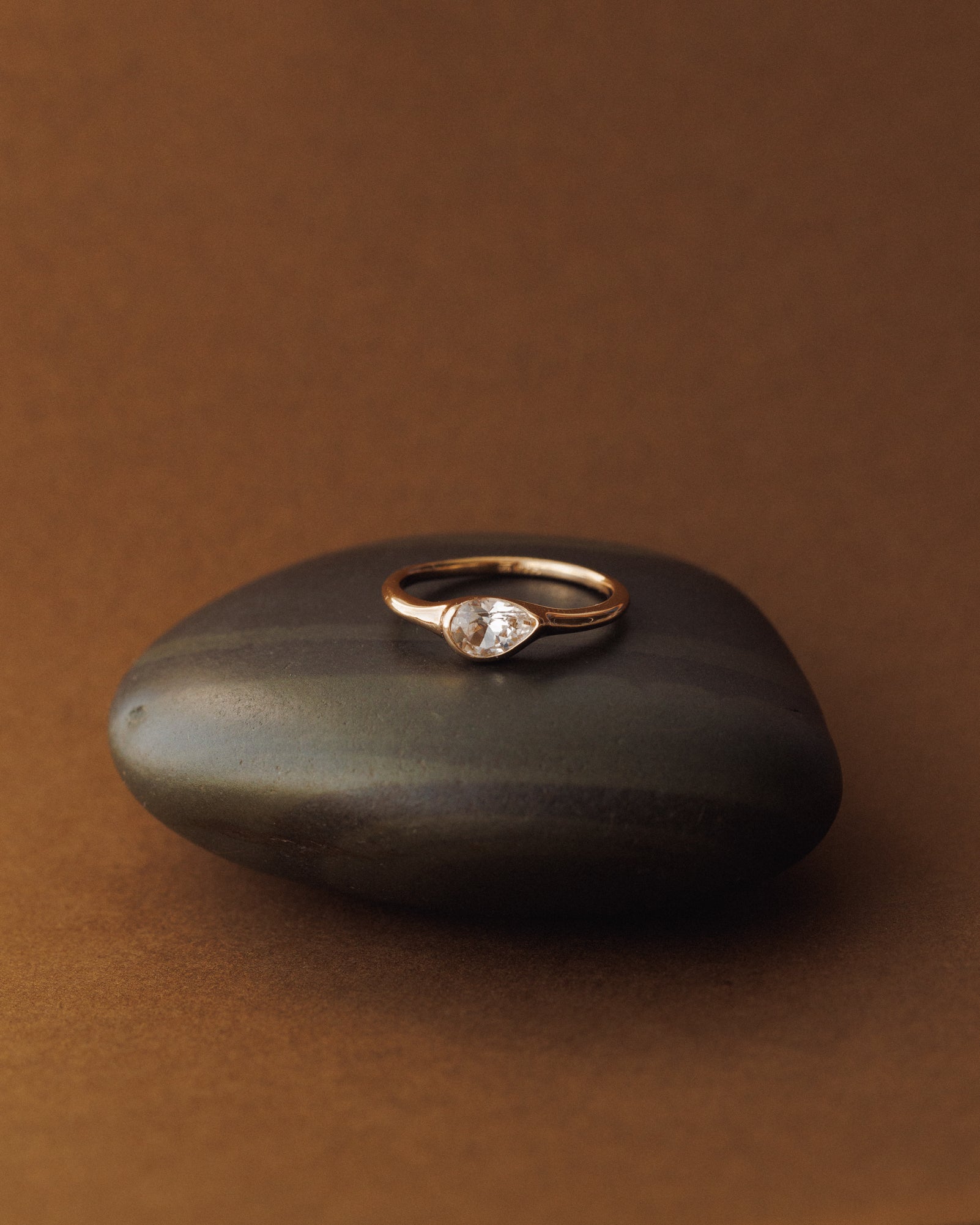 White Sapphire Zephyr Ring