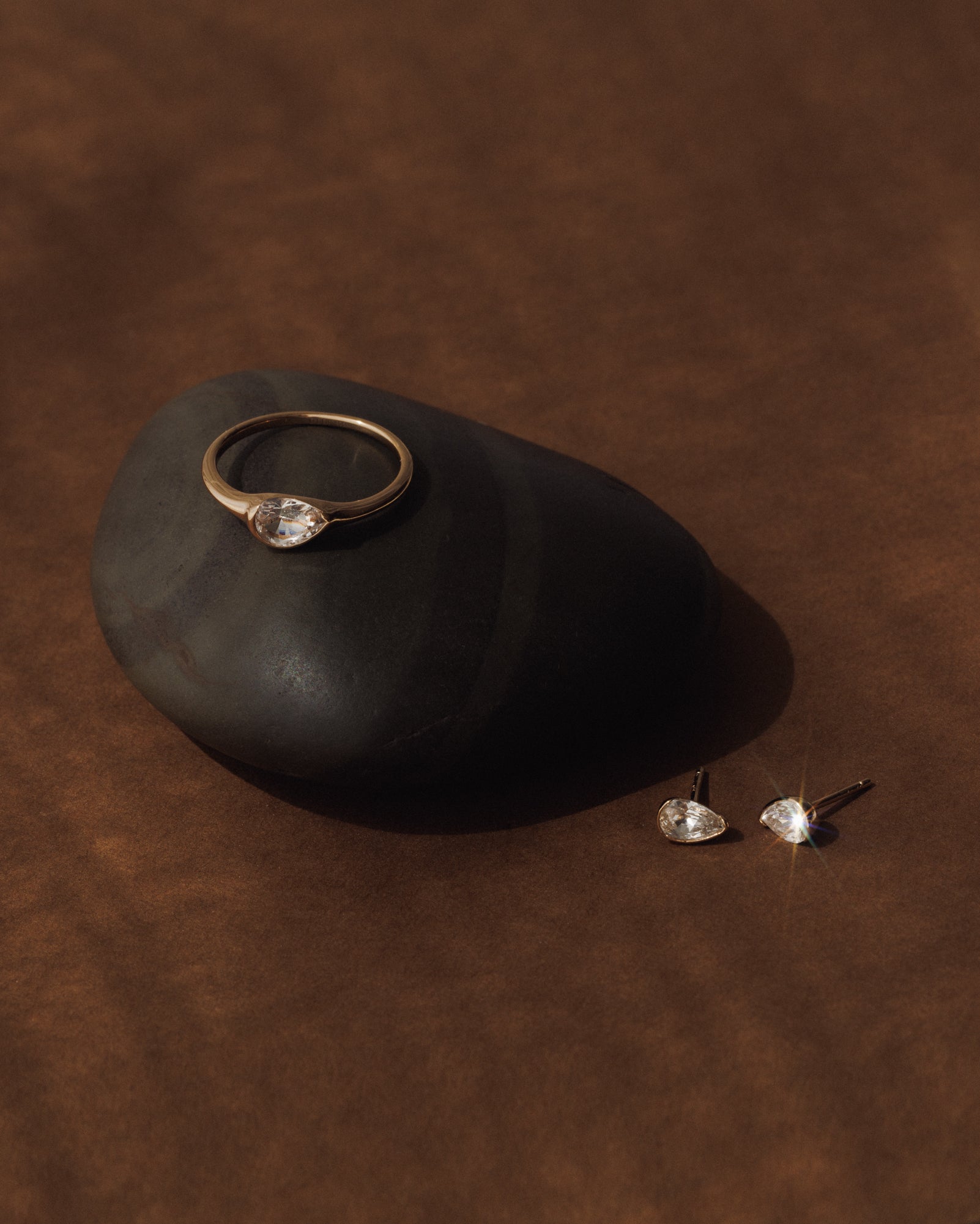 White Sapphire Zephyr Ring
