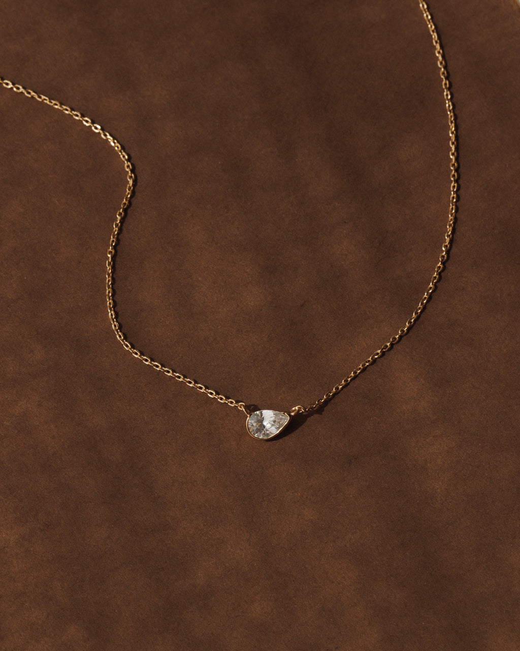 White Sapphire Zephyr Necklace