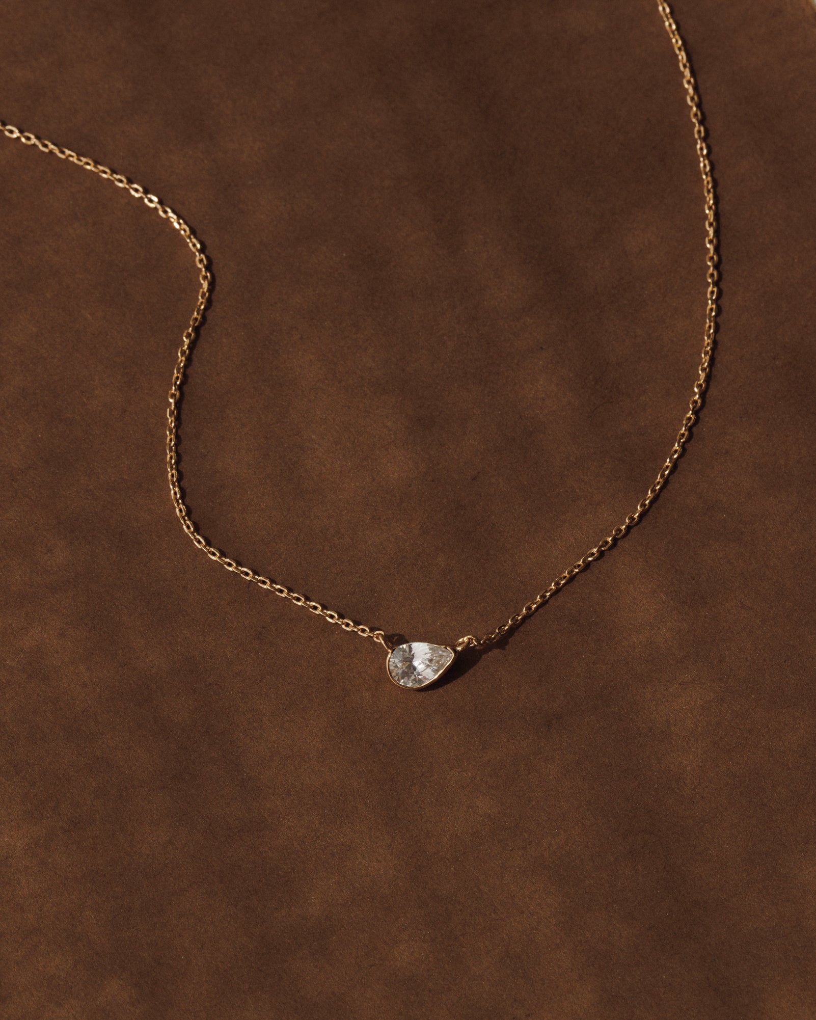 White Sapphire Zephyr Necklace
