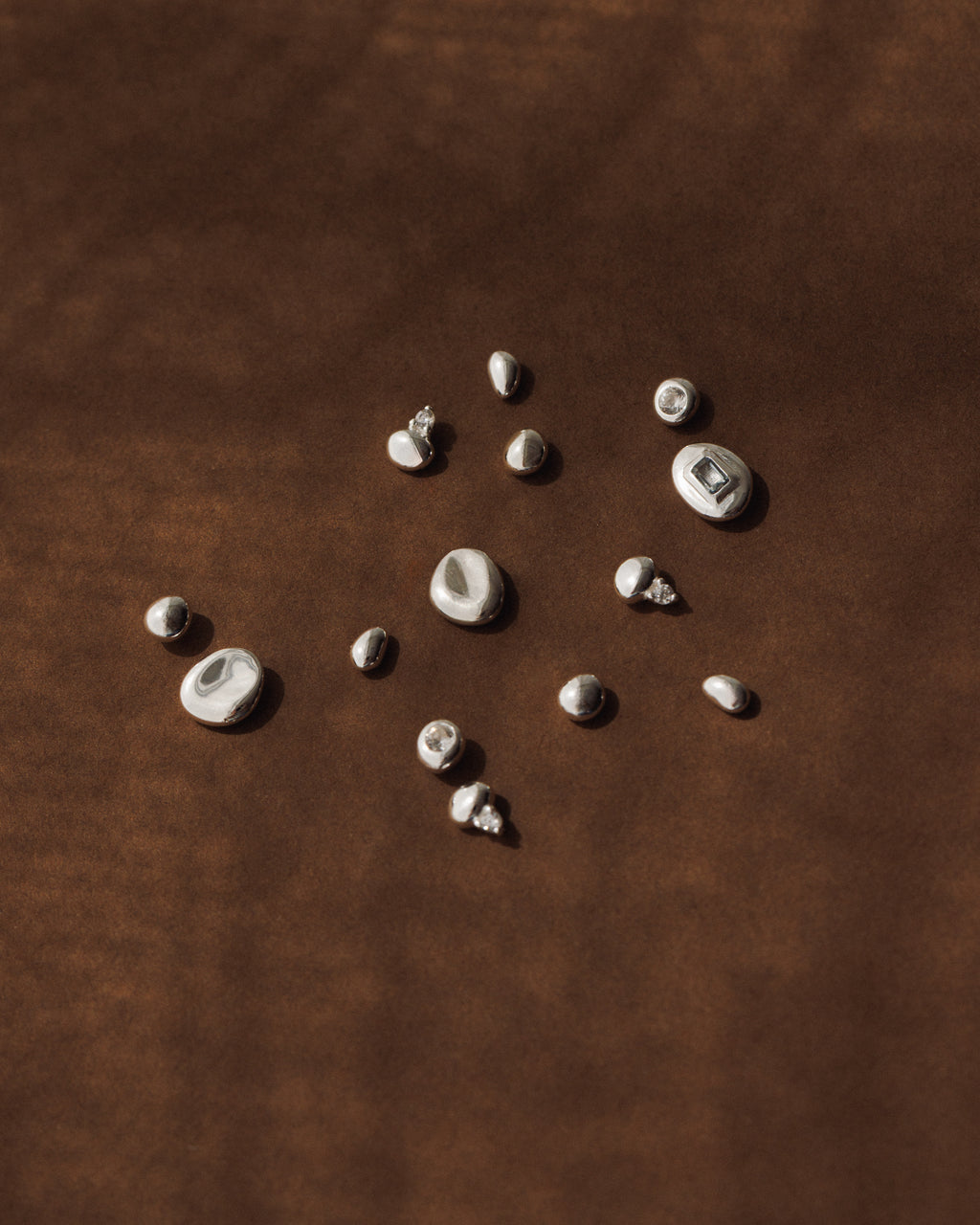 Tiny Pebble Studs