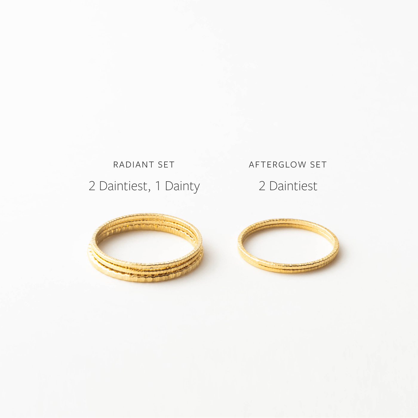 Stack Ring Instruments Golden Hour Stacking Rings — GLDN