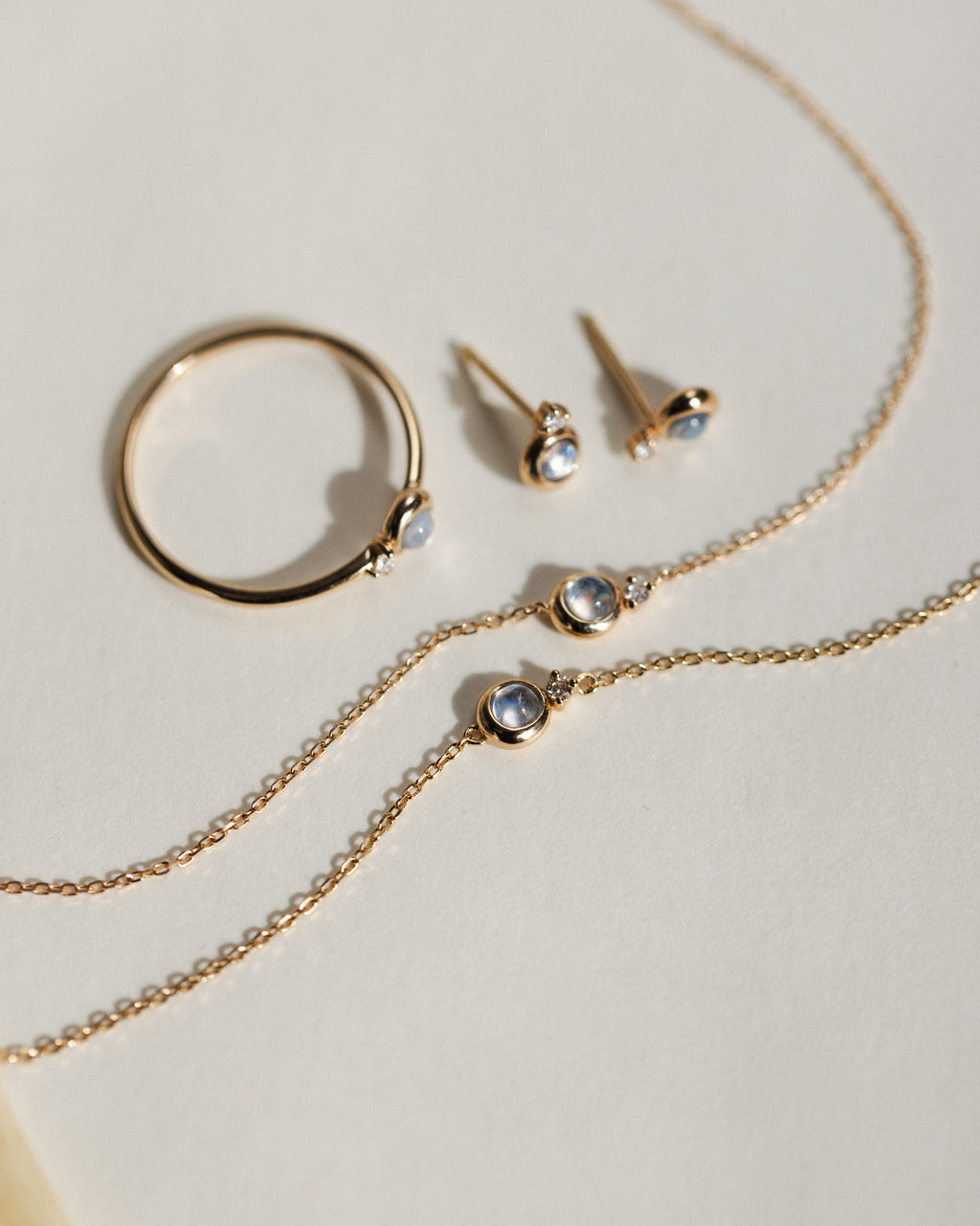 Solid Gold Moonstruck Bracelet