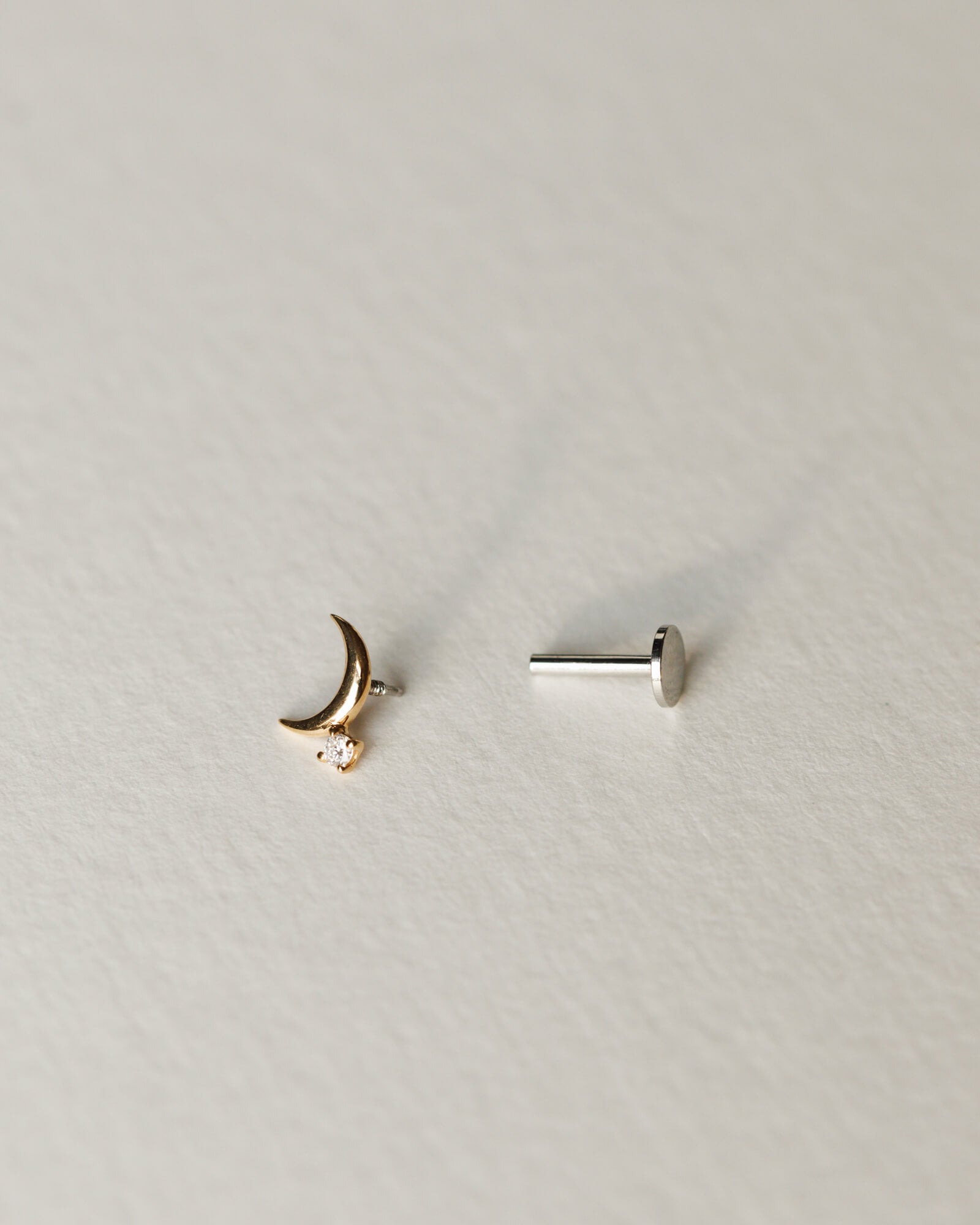 Luna Diamond Flatback Studs