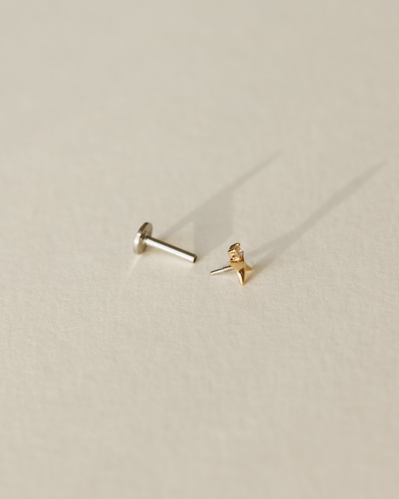 Celeste Diamond Flatback Studs