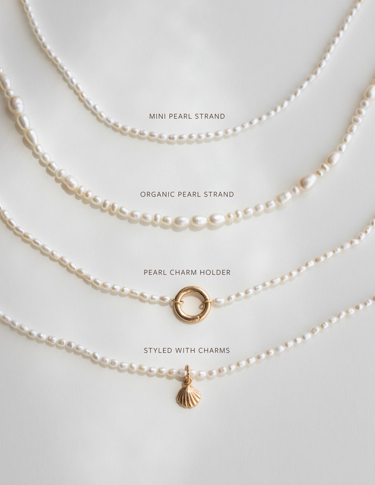 Mini Pearl Strand Necklace