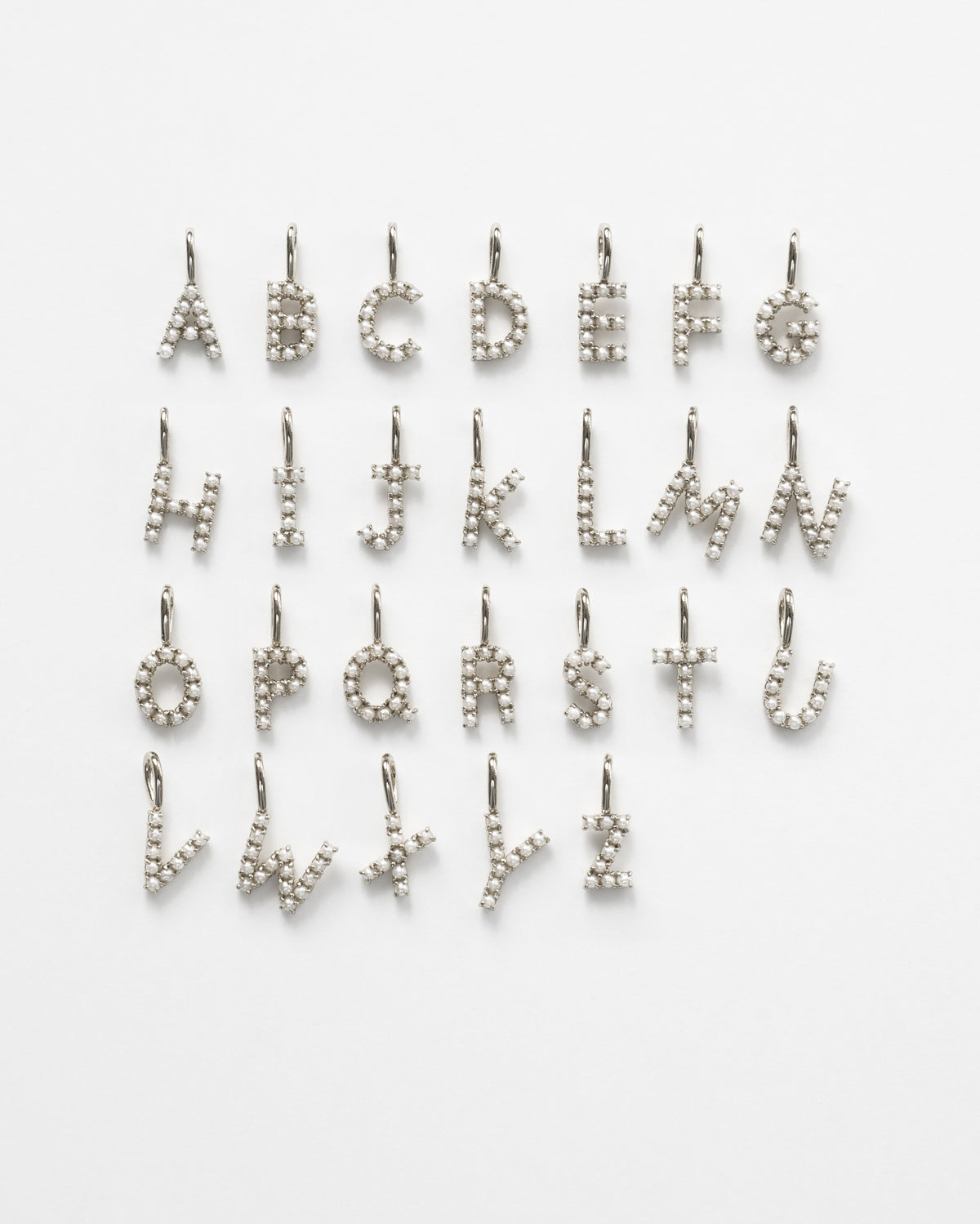 Pearl Initial Charm – GLDN