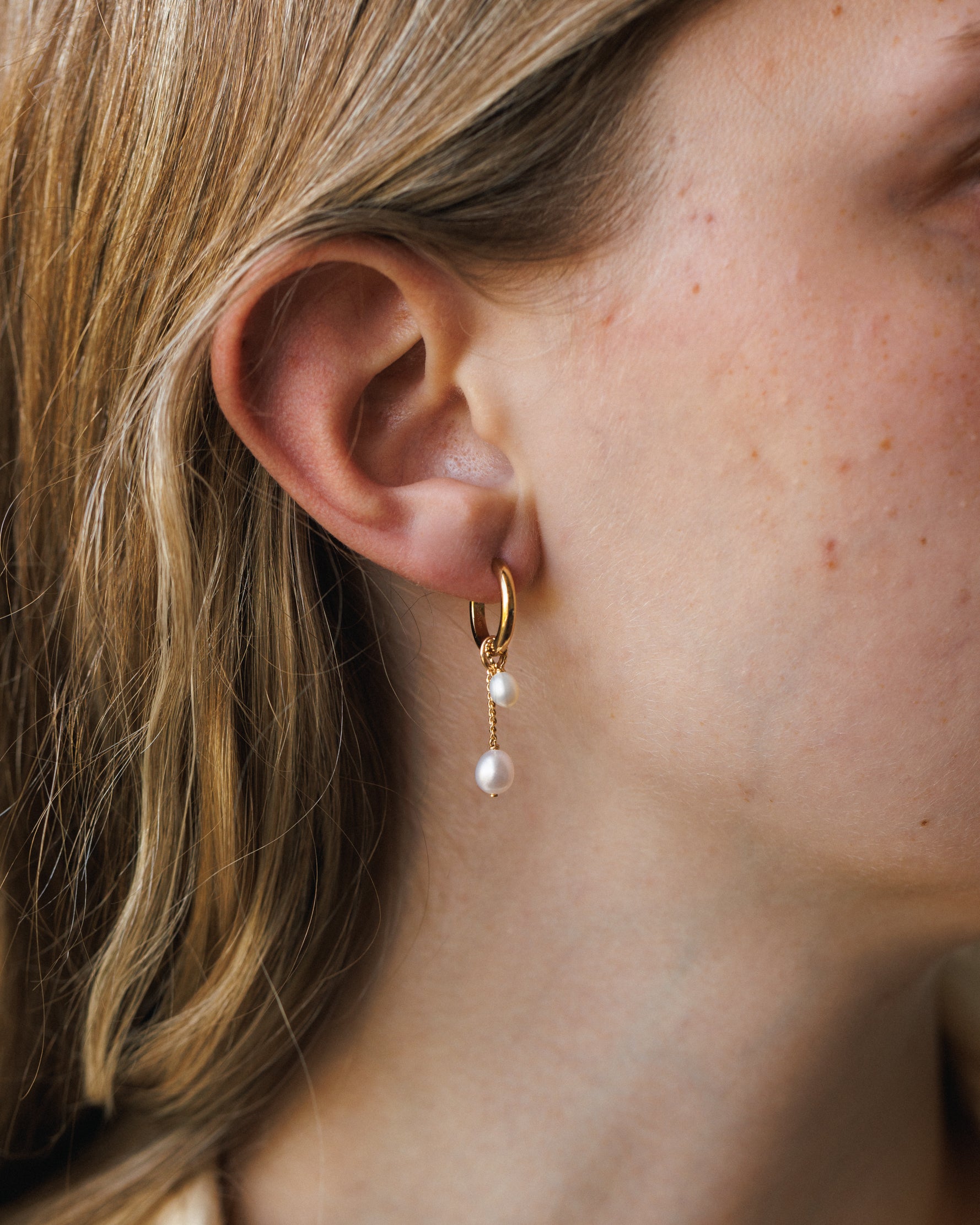 Suspended Pearl Charm