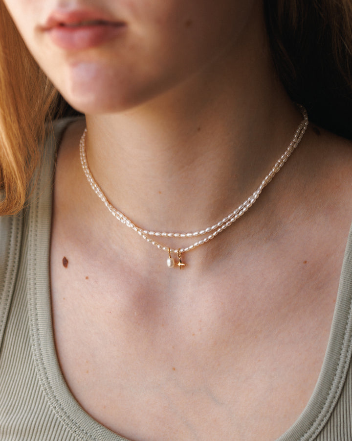 Mini Pearl Strand Necklace
