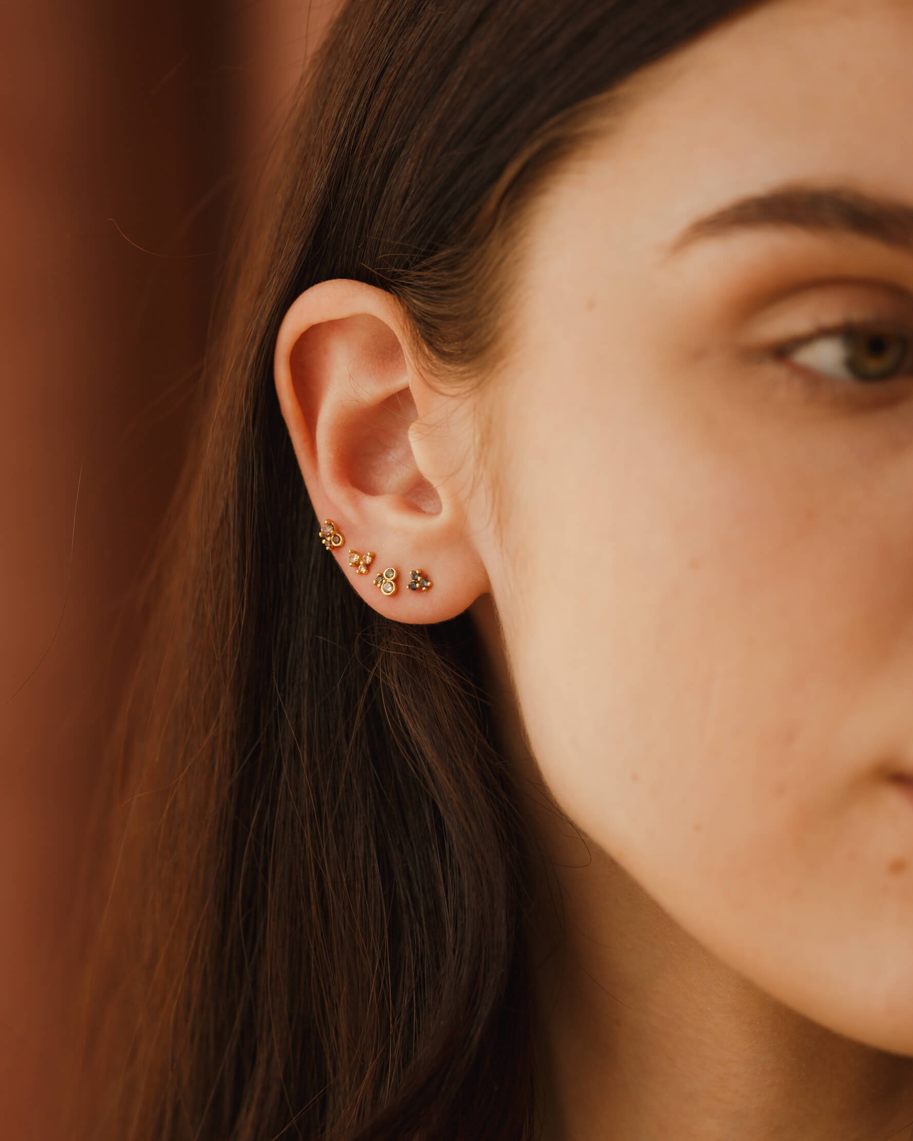 Spring Haike Spring Haiku Studs — GLDN